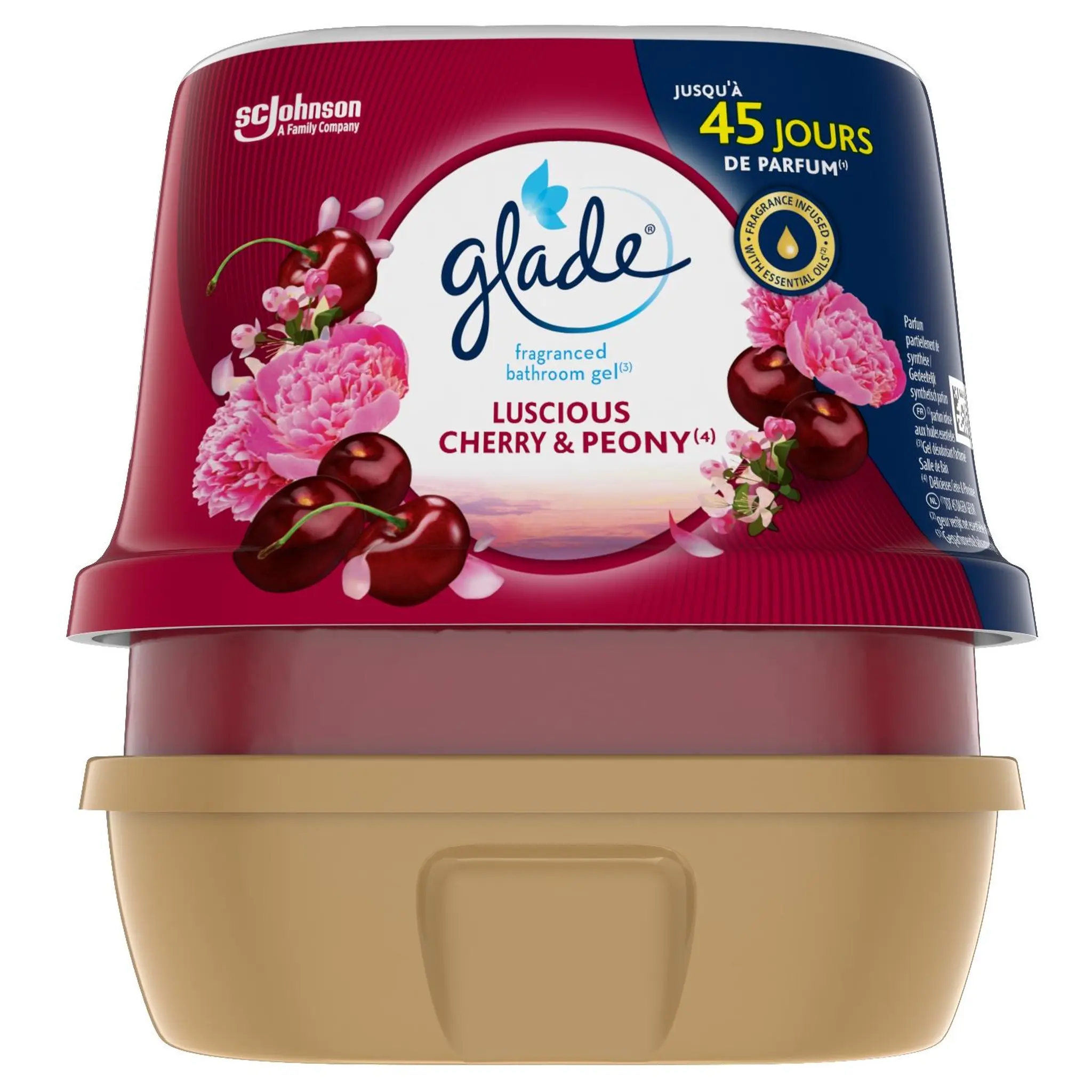 GLADE Gel désodorisant sensual cherry et peony
