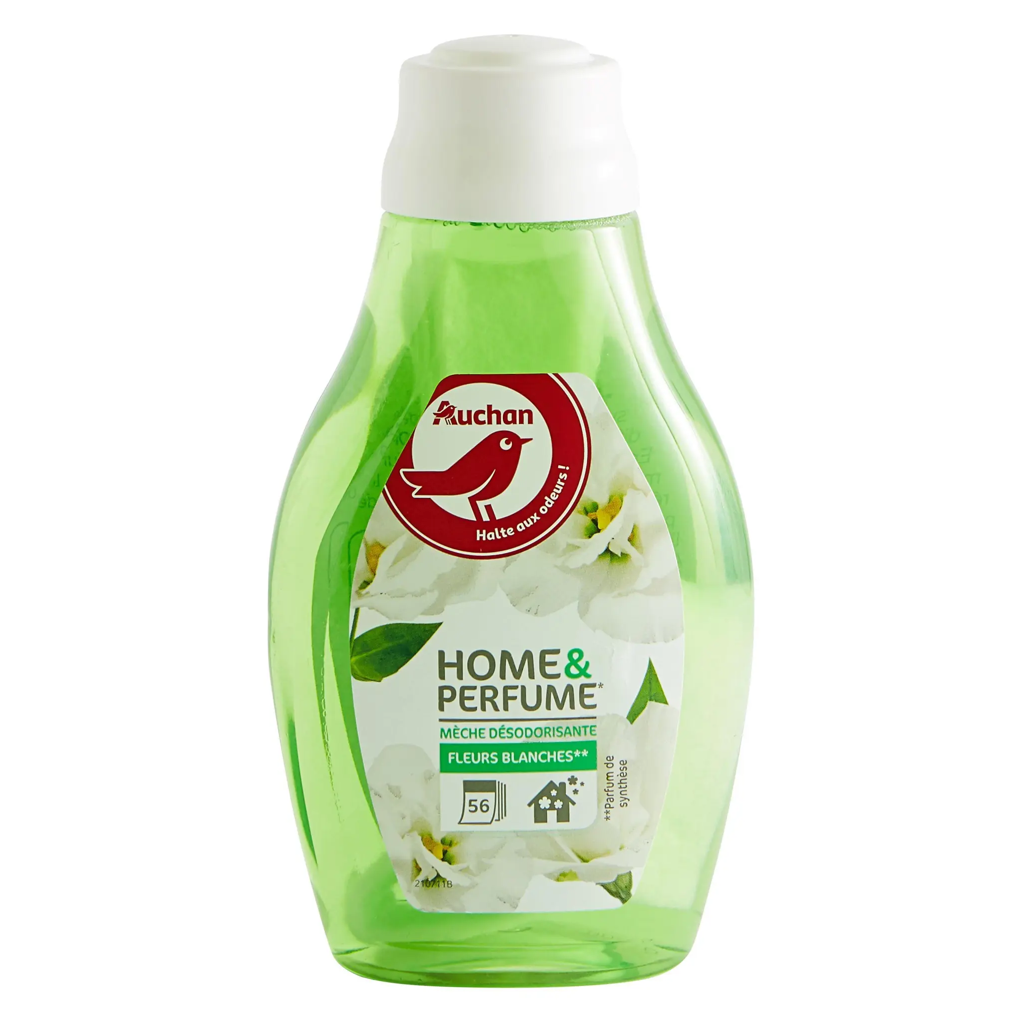 AUCHAN Mèche désodorisante fleurs blanches