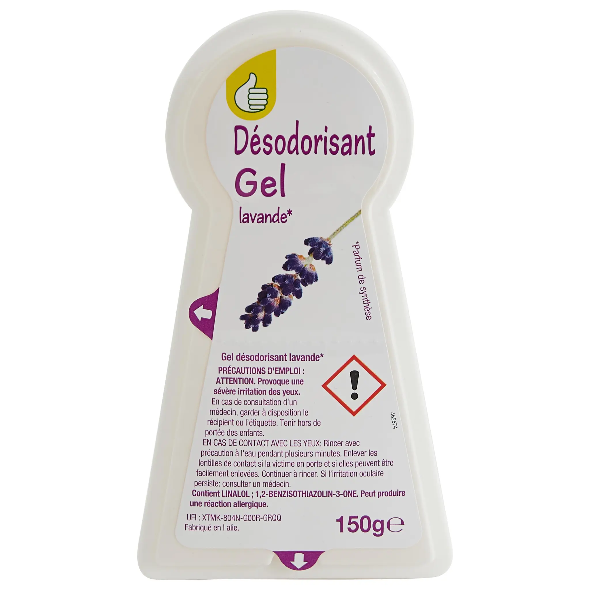 POUCE Gel désodorisant lavande