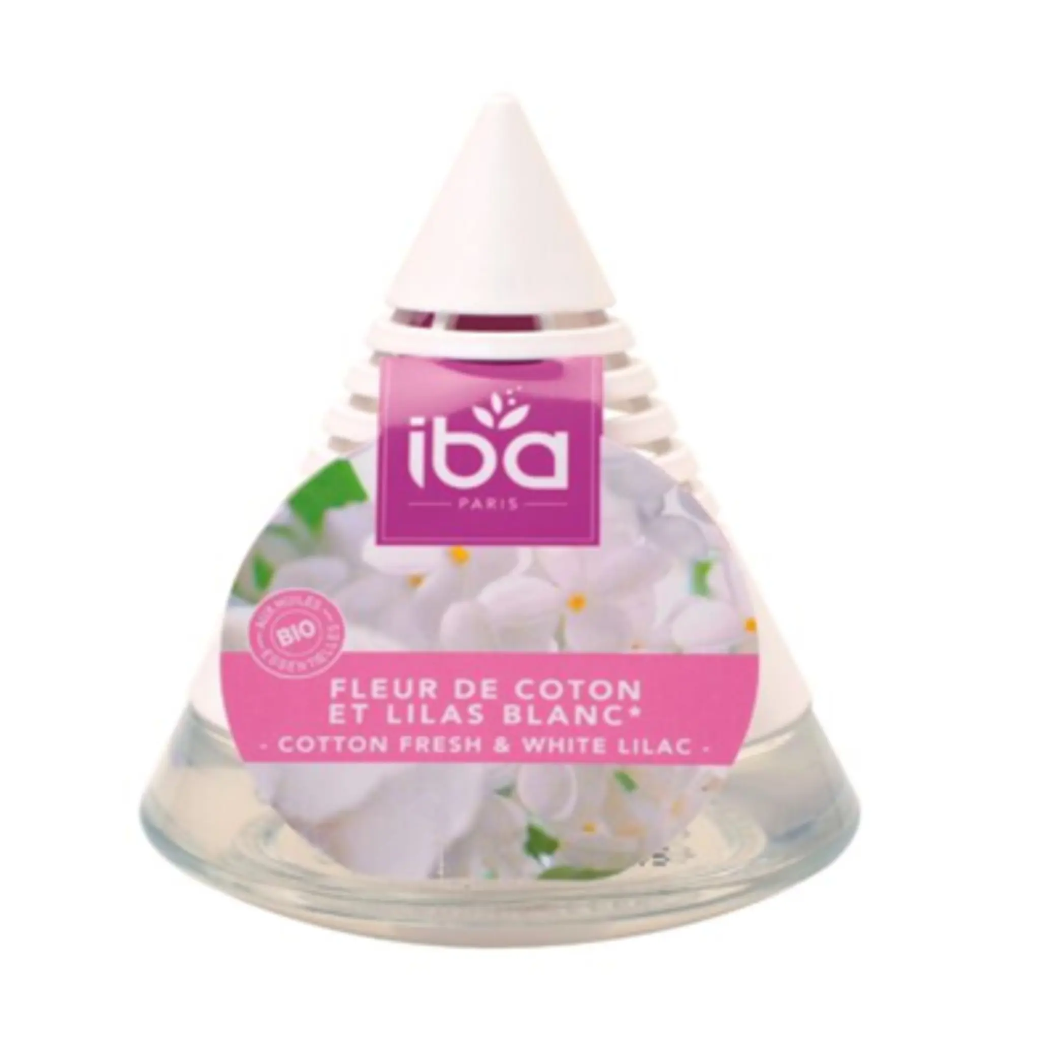 IBA Mèche désodorisante fleur de coton et lilas blanc