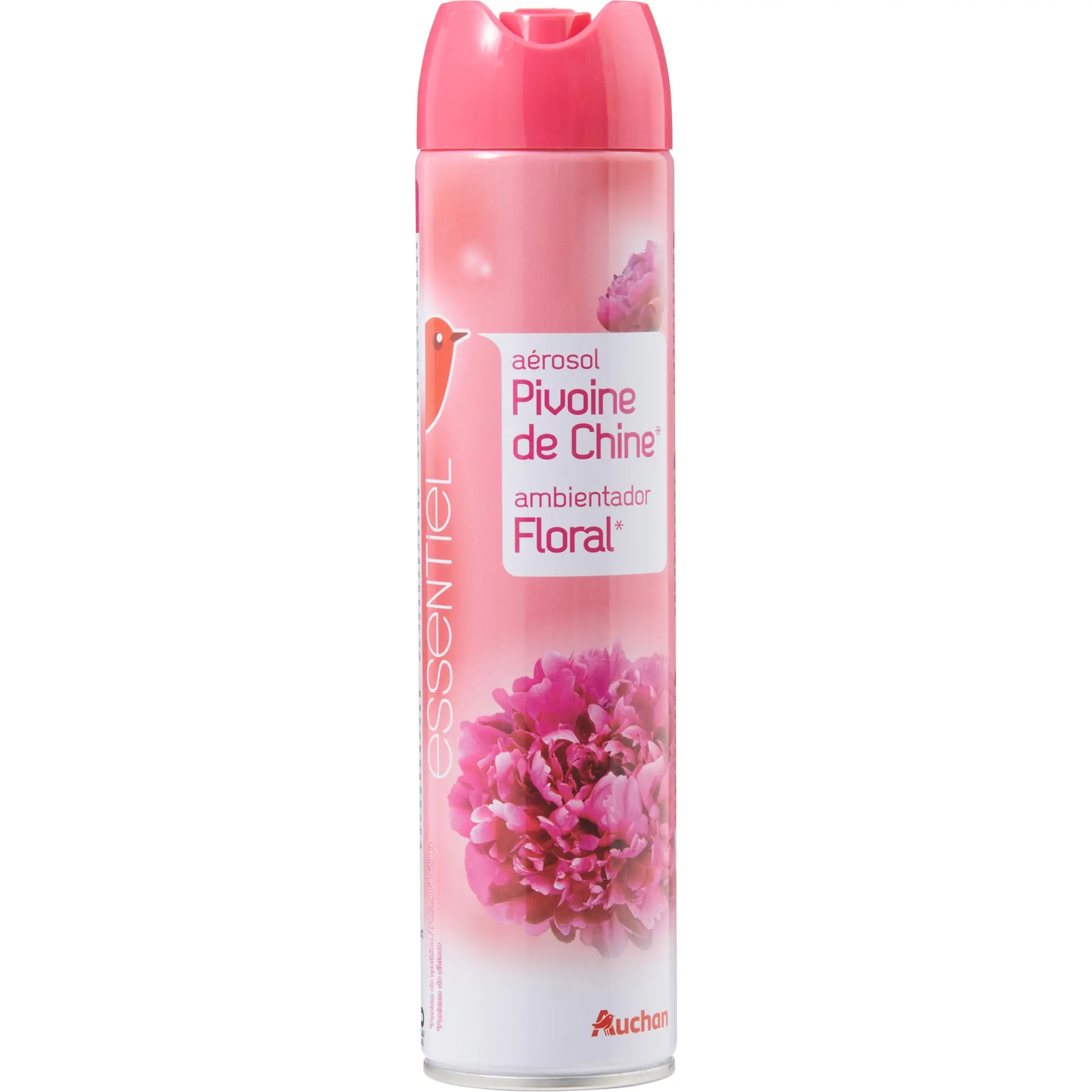 AUCHAN Aérosol désodorisant pivoine de chine