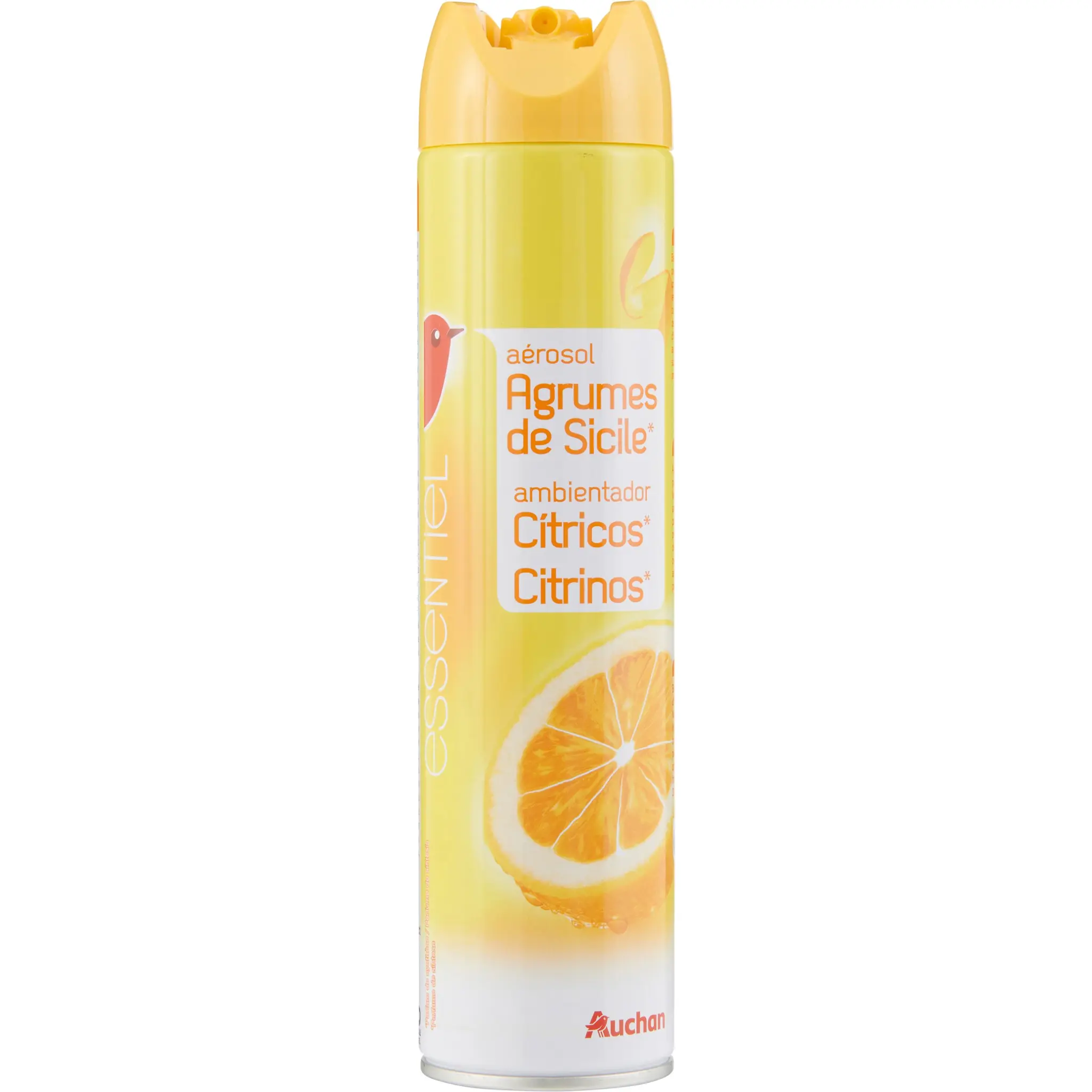 AUCHAN Spray désodorisant aux agrumes de Sicile