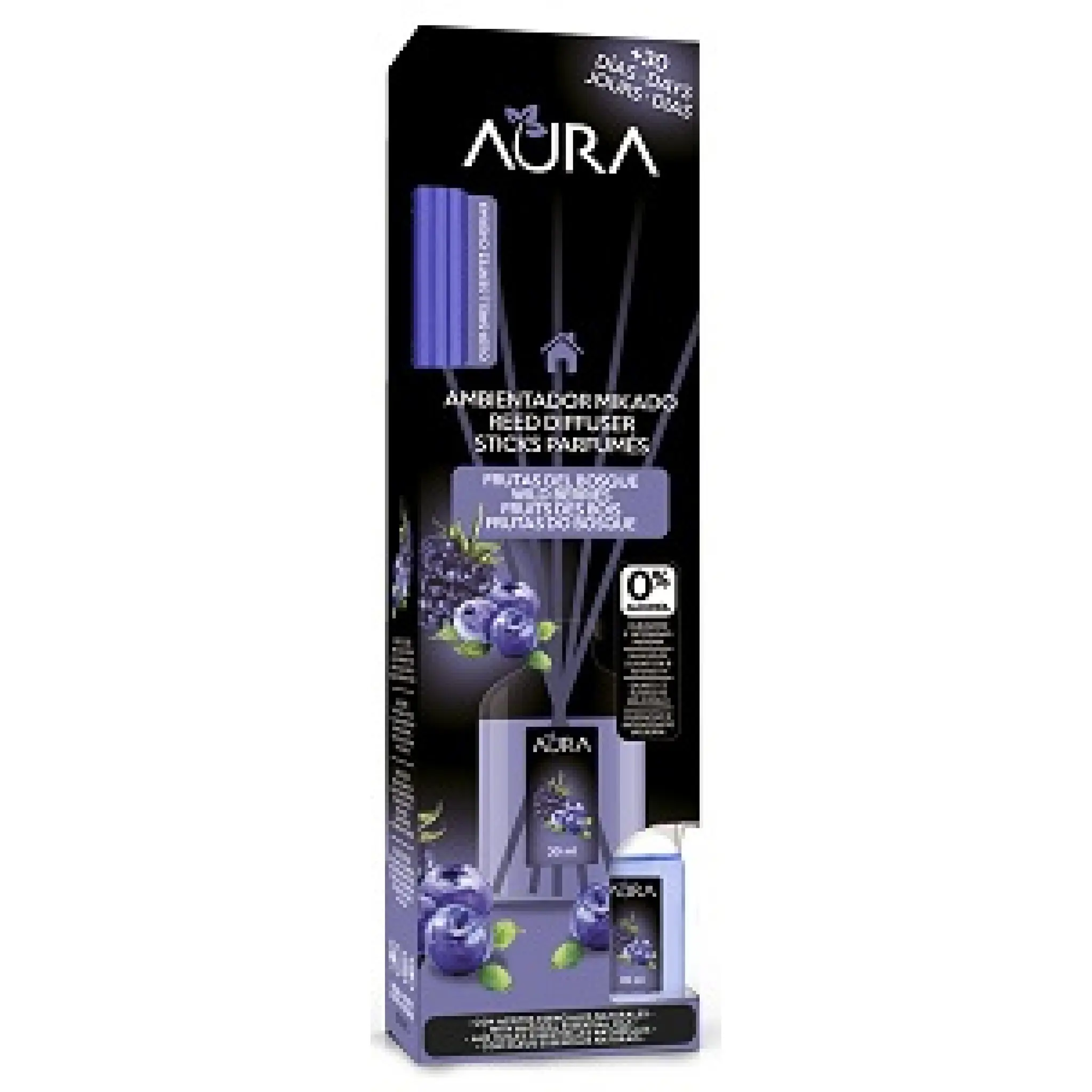 AURA Diffuseur stick fruits des bois