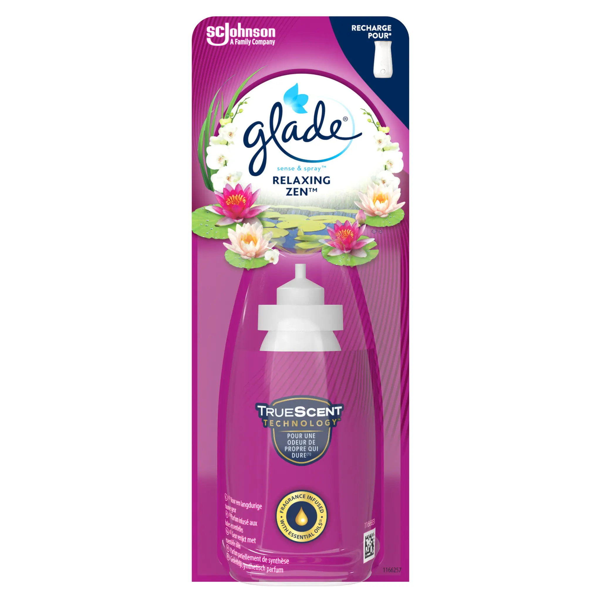 GLADE Recharge diffuseur Sense & spray zen relaxant