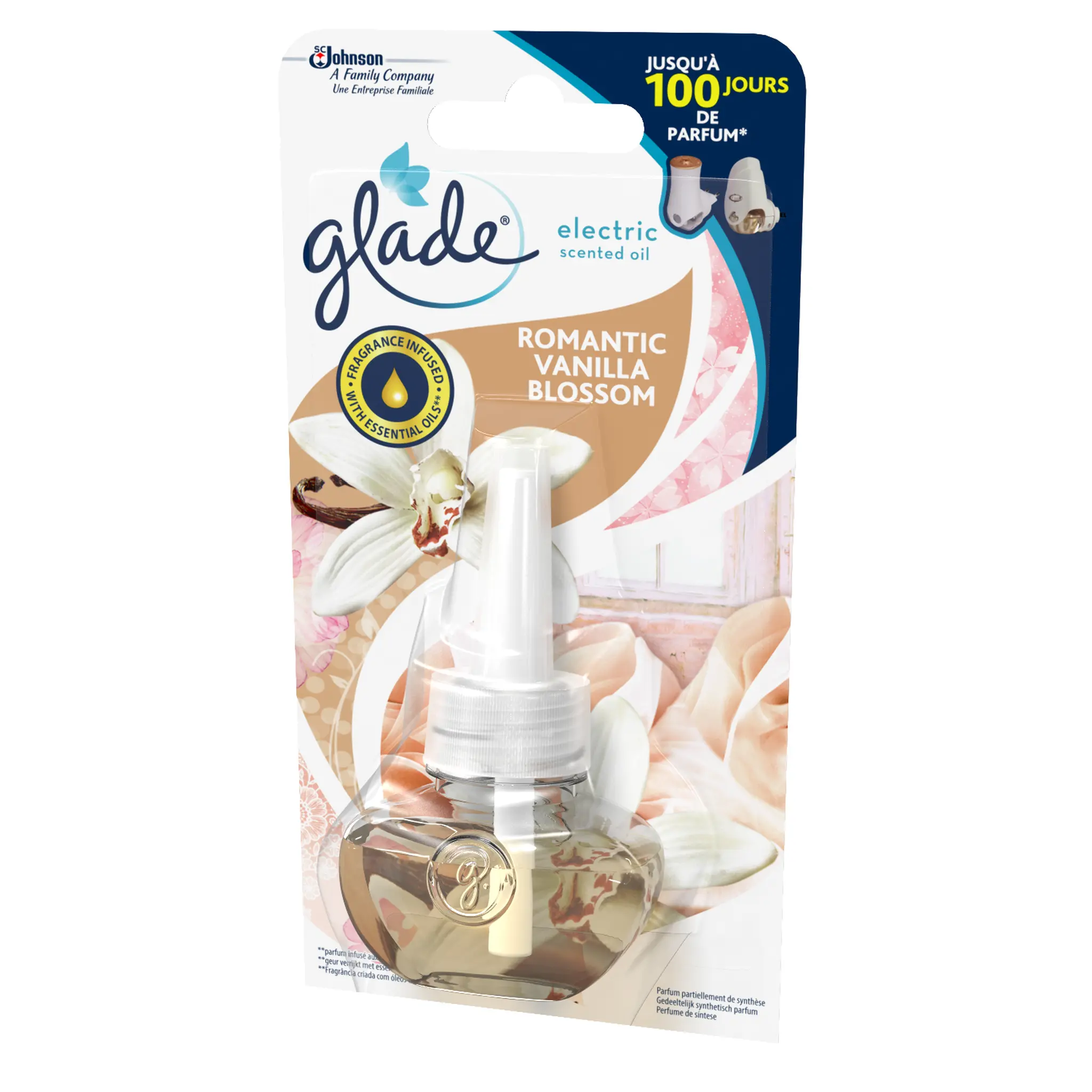 GLADE Recharge pour diffuseur électrique romantic vanilla blossom