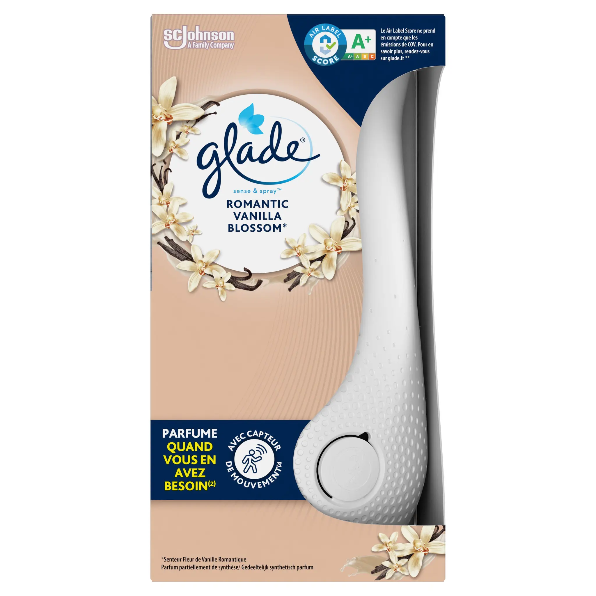 GLADE Diffuseur fleur vanille + 1 recharge
