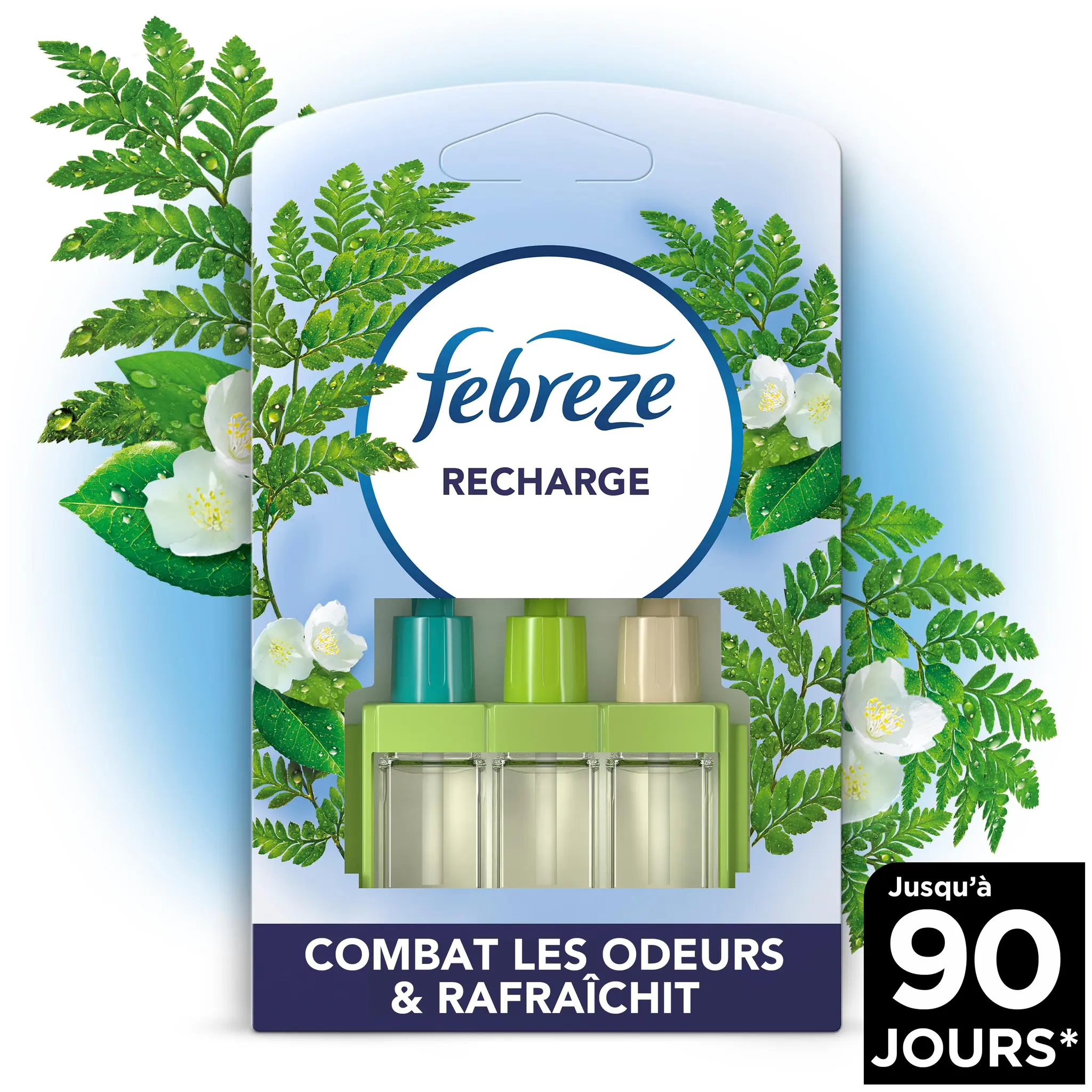 FEBREZE Recharge pour diffuseur électrique rosée du matin