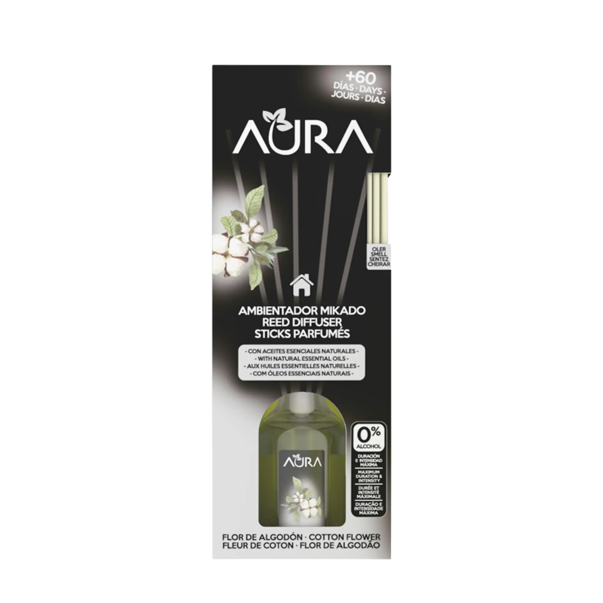 AURA Diffuseur stick fleur de coton