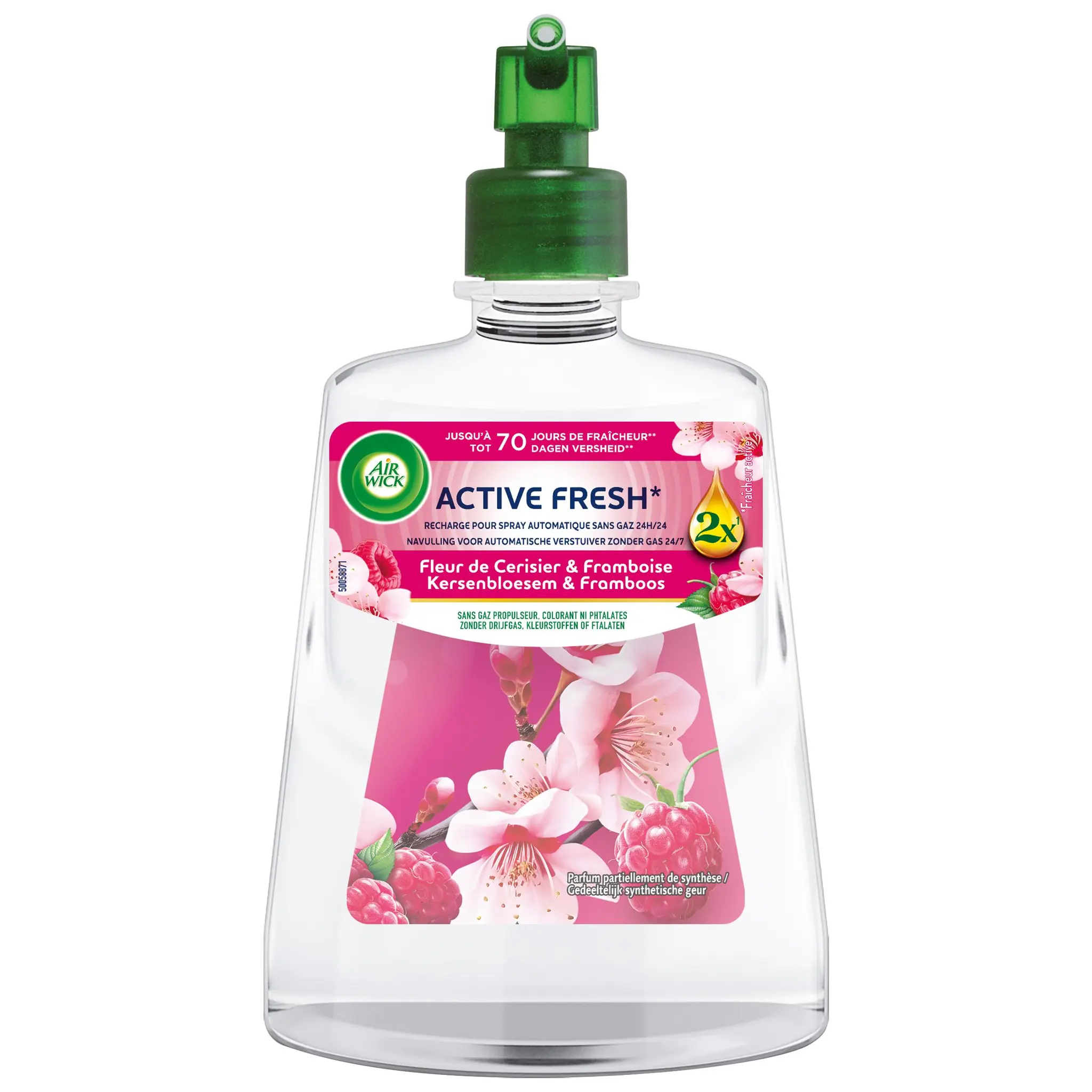 AIR WICK Recharge diffuseur automatique Active fresh bouquet de jasmin
