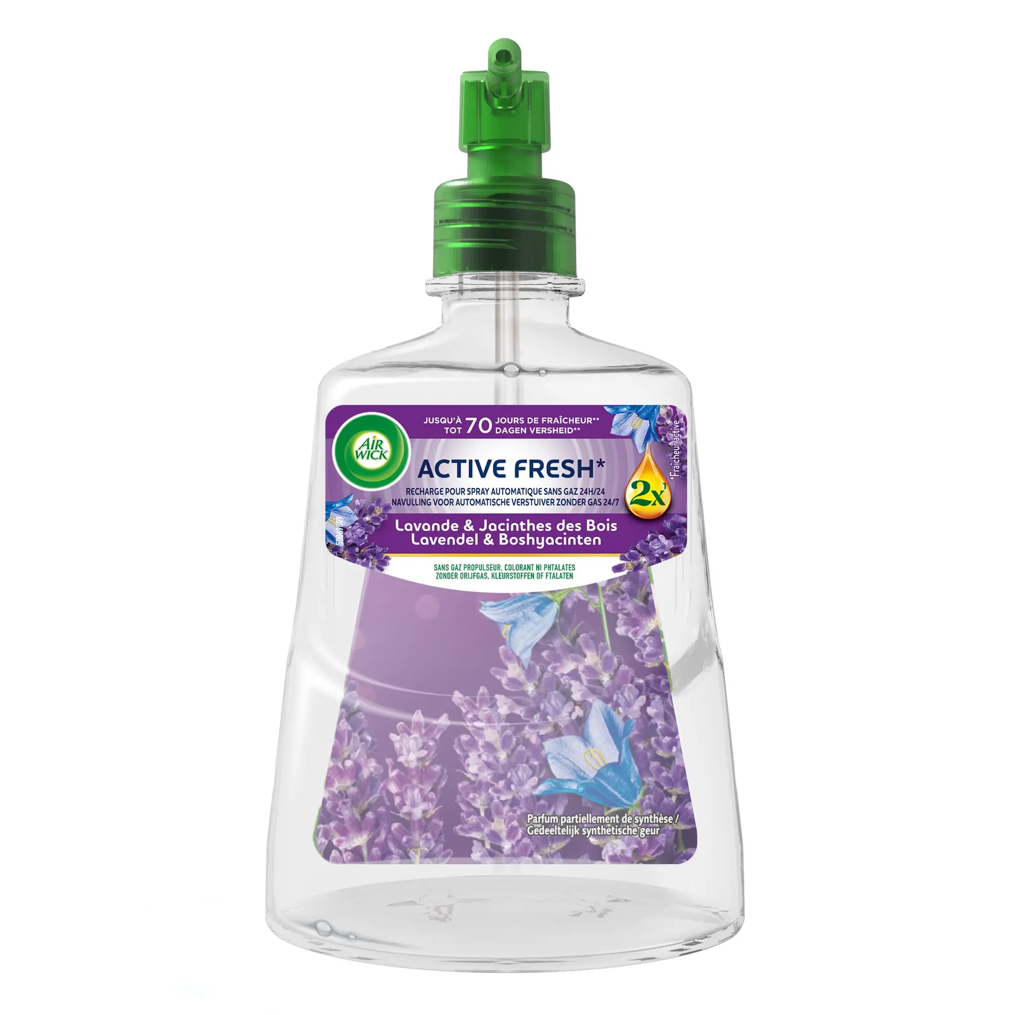 AIR WICK Recharge diffuseur automatique désodorisant sans gaz lavande & jacinthes des bois