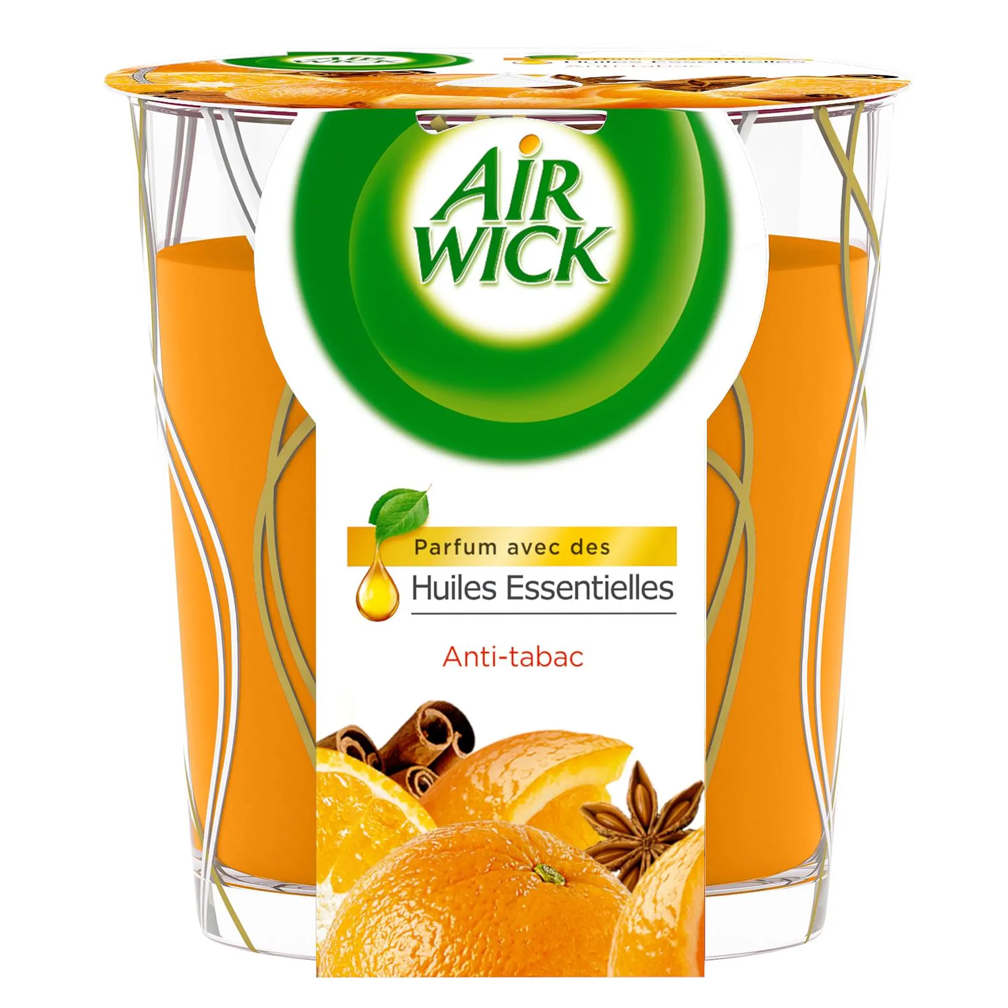AIR WICK Essential Oils bougie anti-tabac