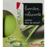 AUCHAN Bougie parfumée fleur de cactus