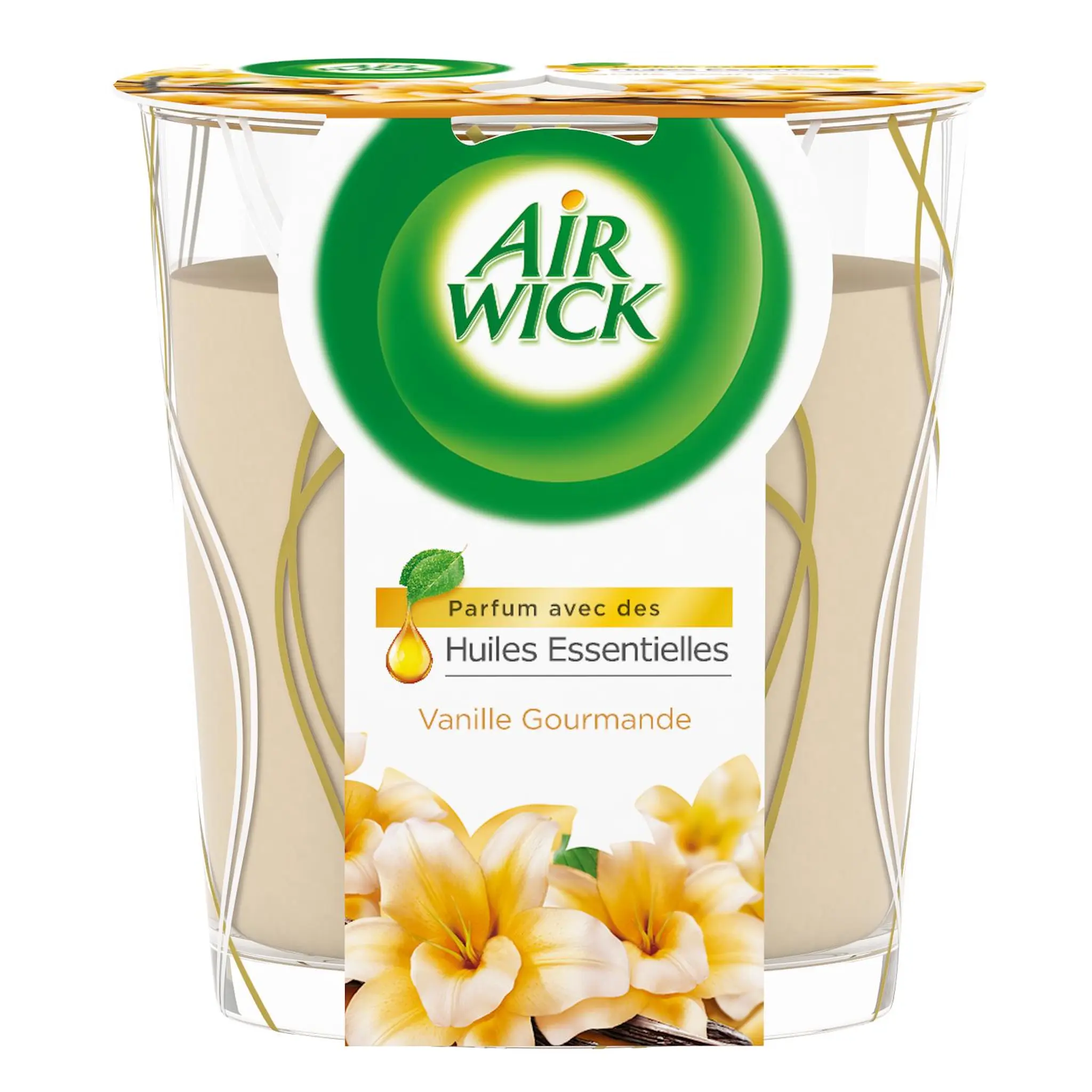 AIR WICK Essential Oils bougie vanille gourmande