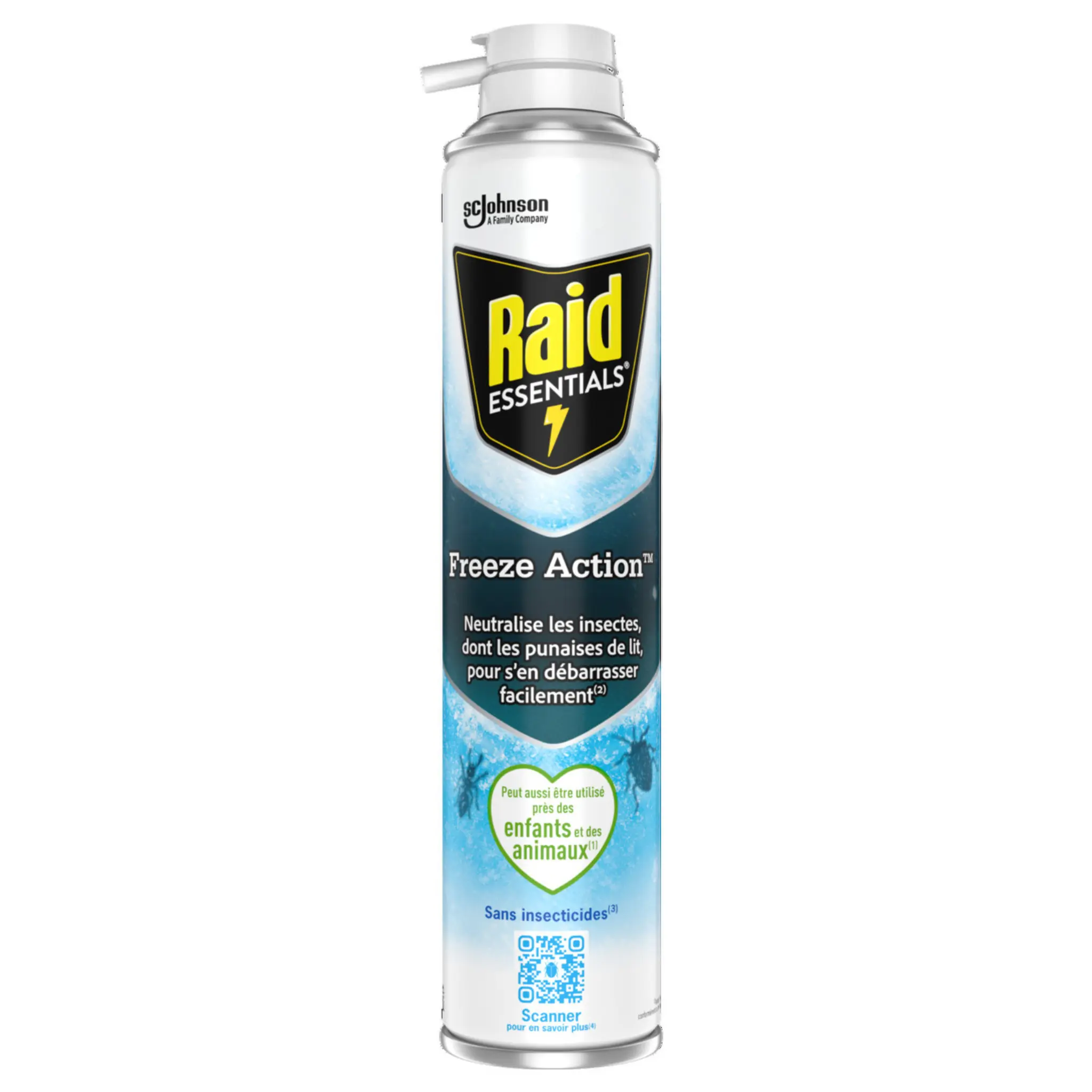 RAID Aerosol freeze neutralisant insectes rampants