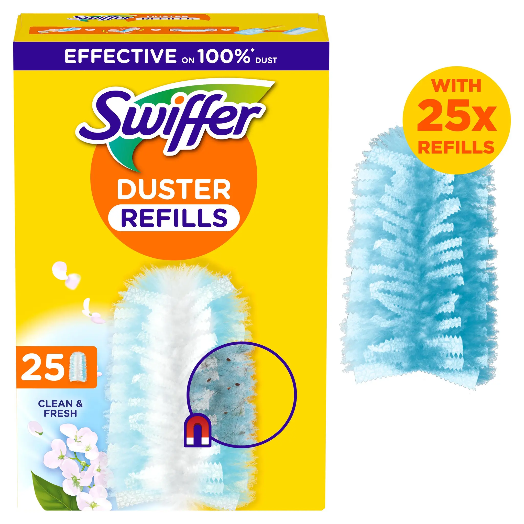 SWIFFER Plumeaux recharge attrape poussière parfum febreze