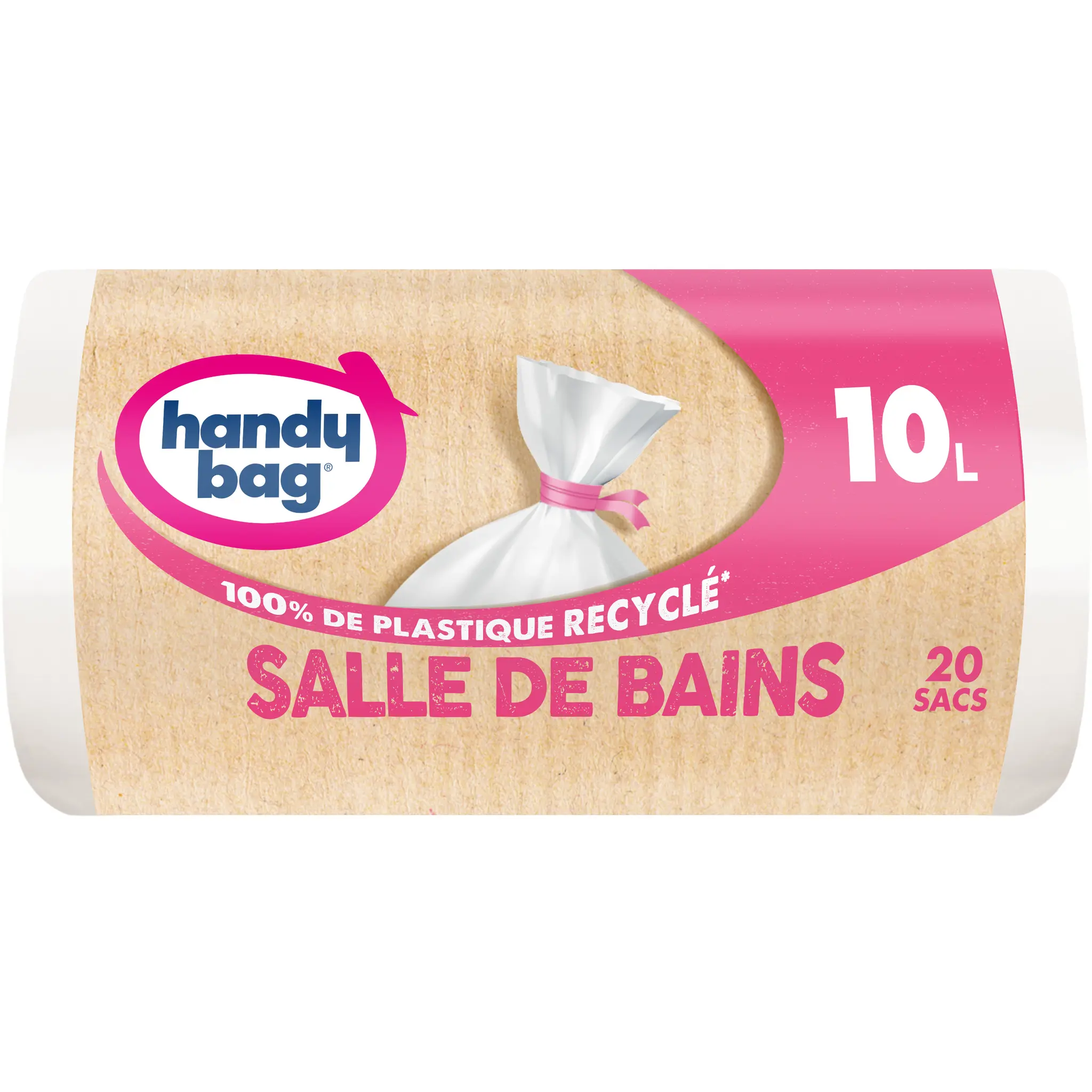 HANDY BAG Sacs poubelle salle de bains 10L