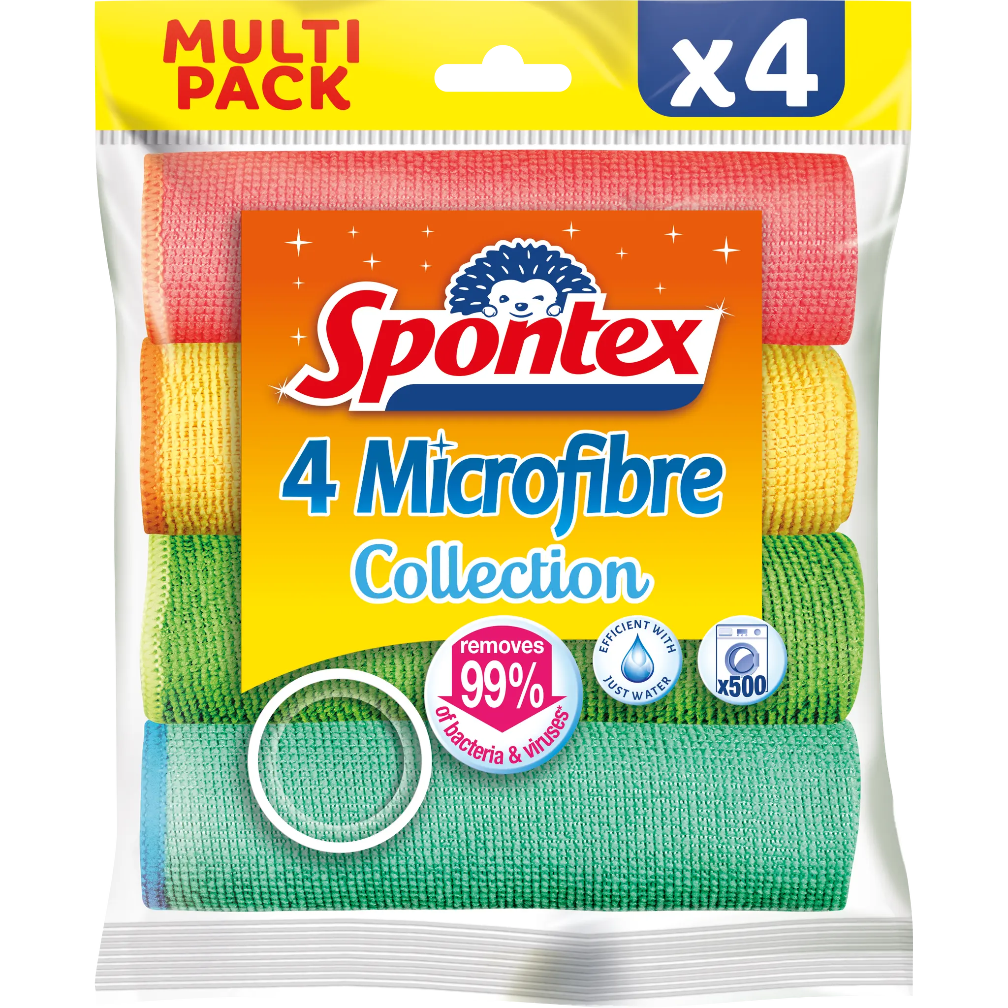 SPONTEX Chiffons microfibre multi-usages