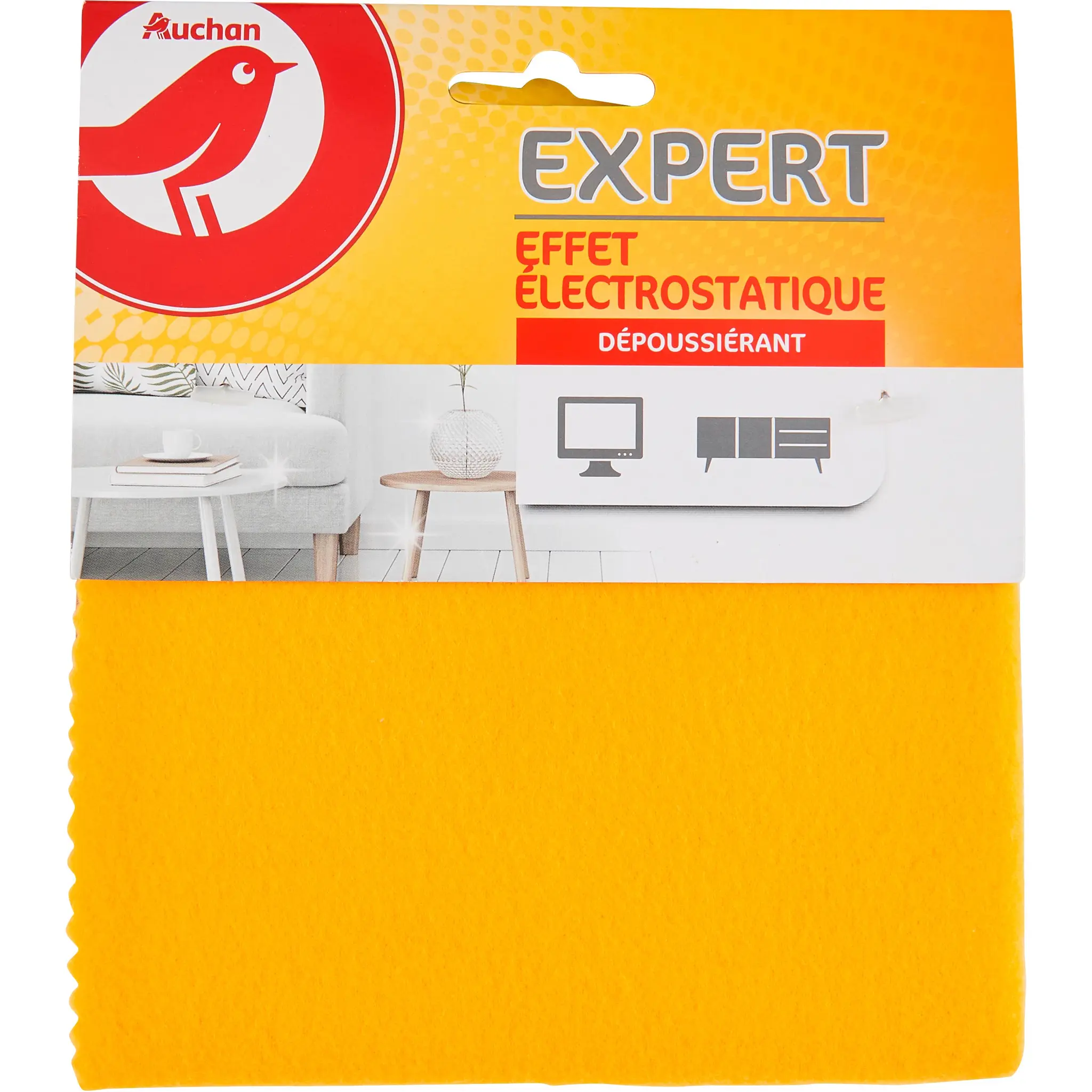 AUCHAN Chiffon dépoussiérant expert effet électrostatique