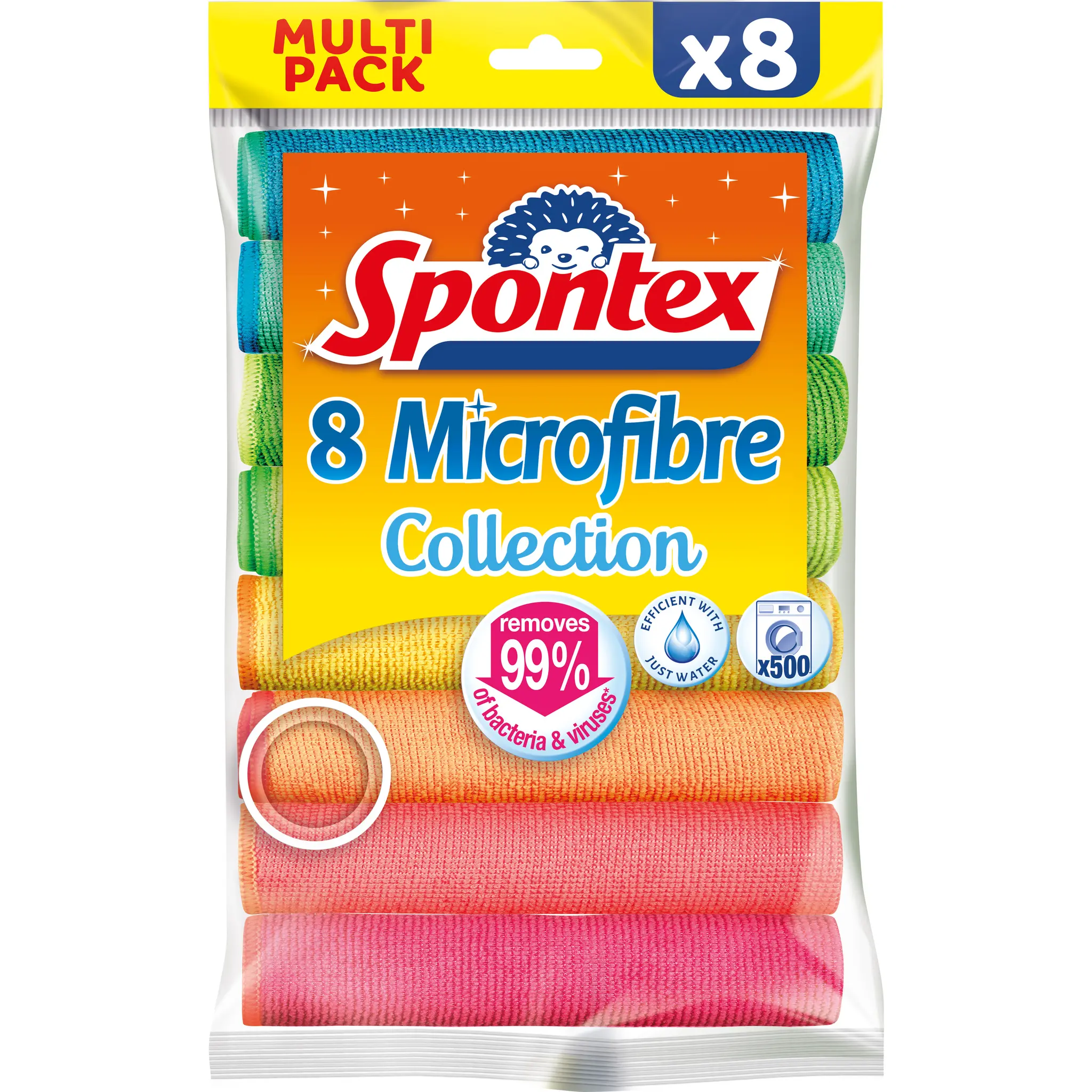 SPONTEX Chiffons microfibre multi-usages