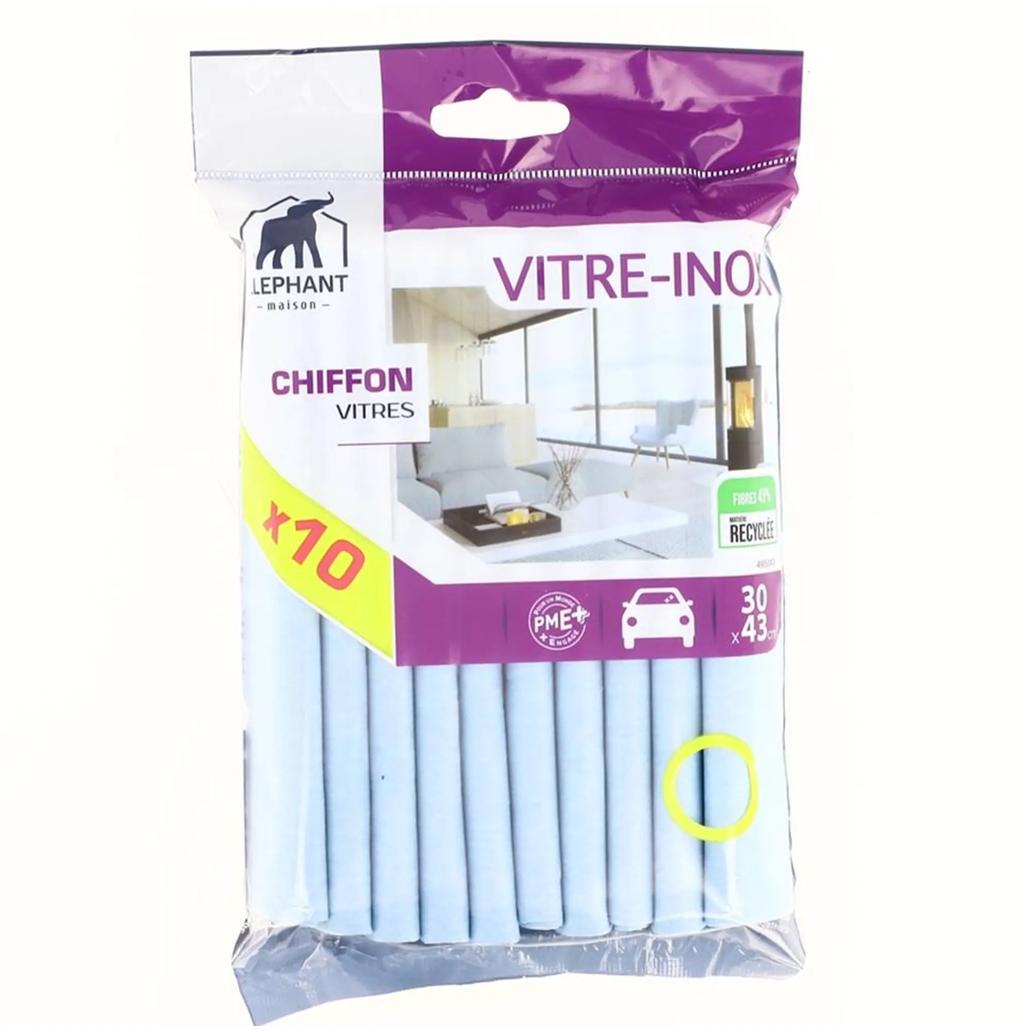 ELEPHANT Chiffon vitre 30X43cm