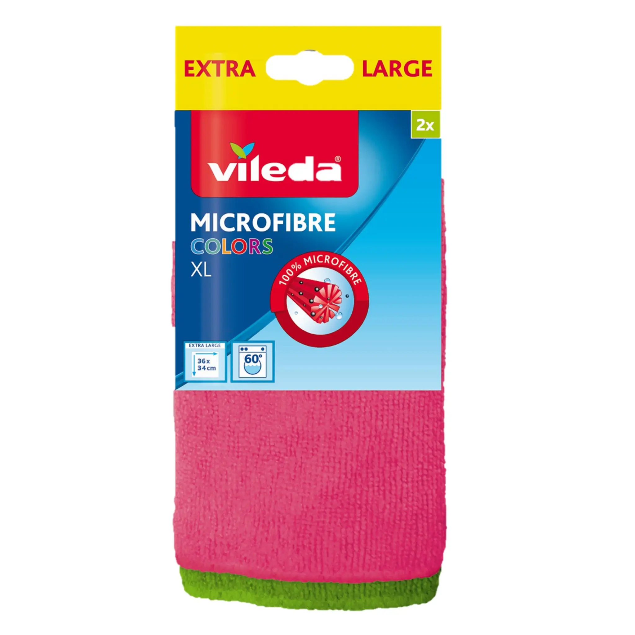 VILEDA Lavette microfibre colors xl