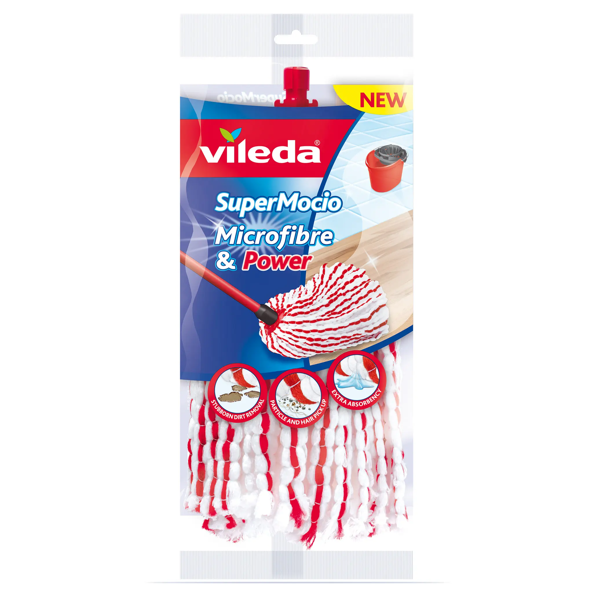 VILEDA Recharge pour balai supermocio microfibre