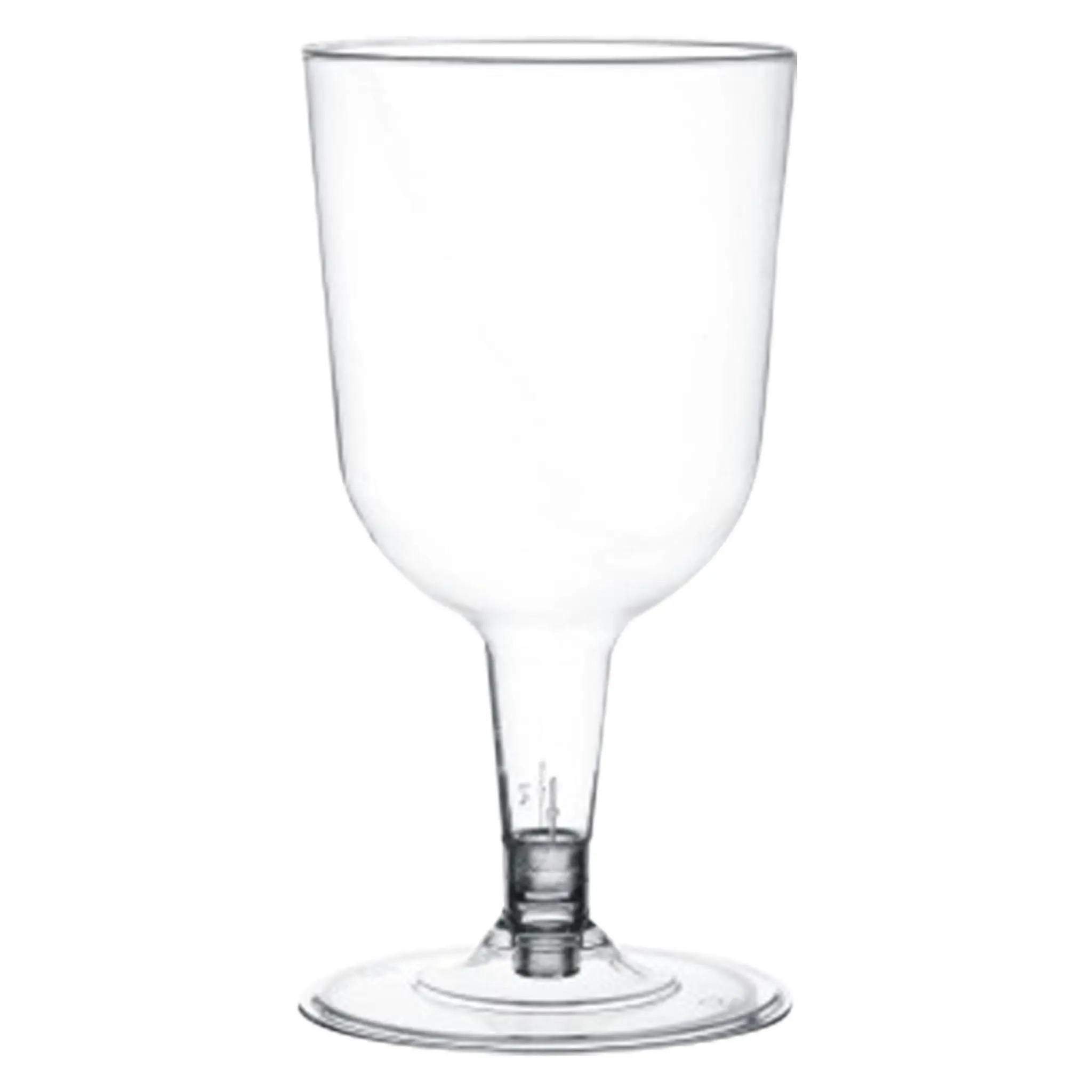 ACTUEL Lot de 4 verres à vin 17 cl en plastique réutilisable
