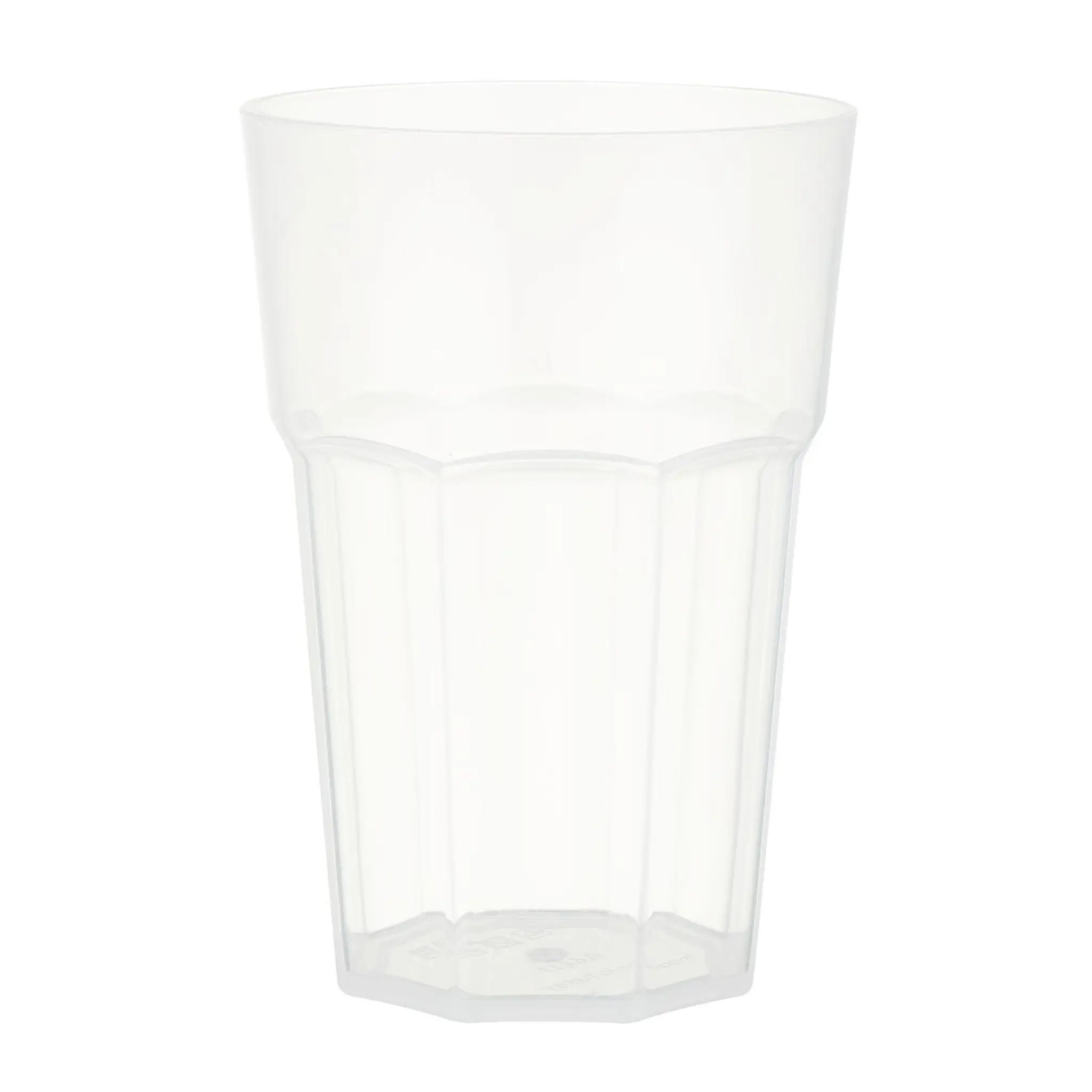 ACTUEL Verre à bière réutilisable en plastique 40 cl - Transparent