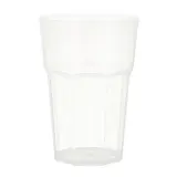 ACTUEL Verre à bière réutilisable en plastique 40 cl - Transparent