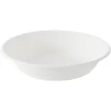 ACTUEL Set de 10 assiettes creuse en pulpe de canne blanc
