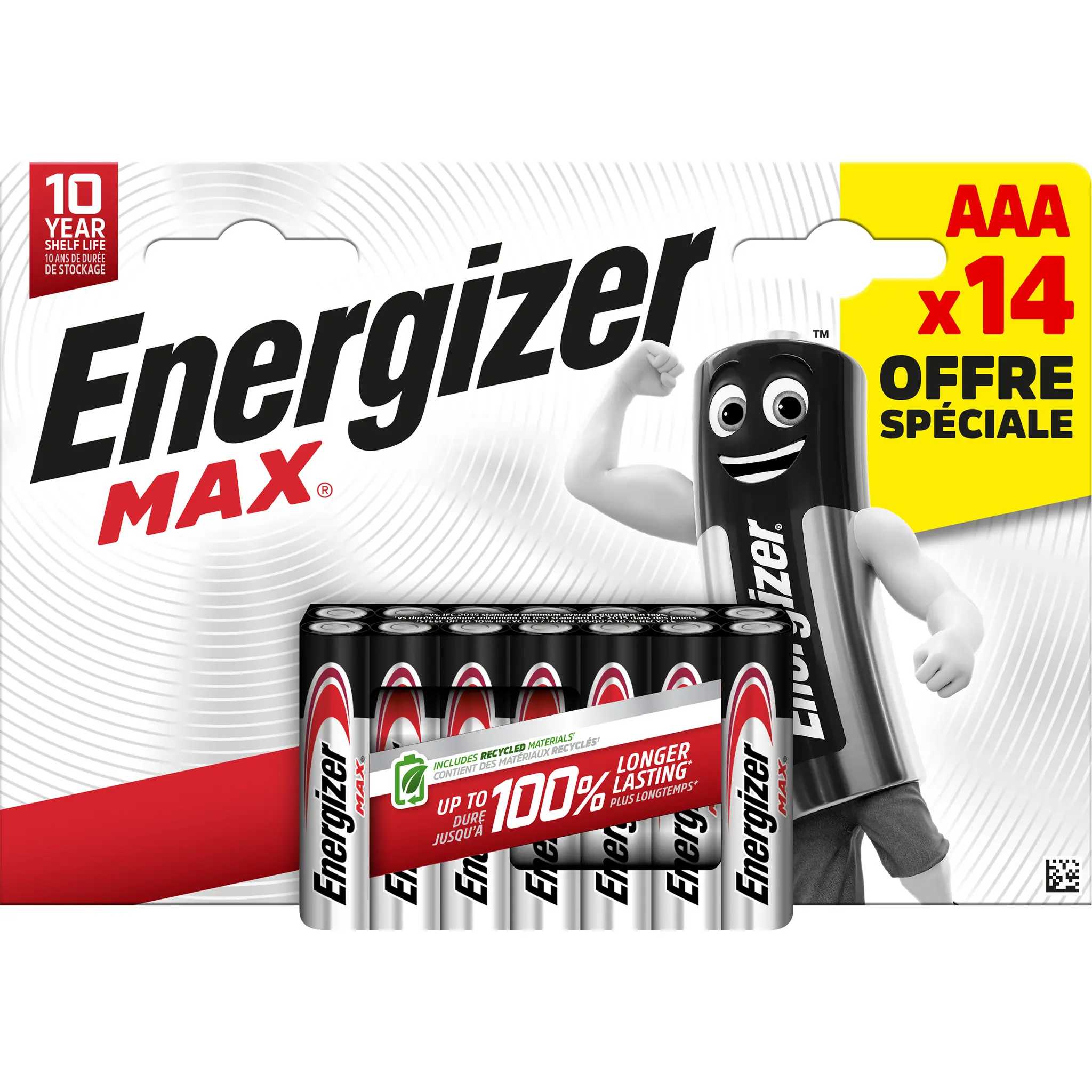 ENERGIZER Lot de 14 piles Max AAA