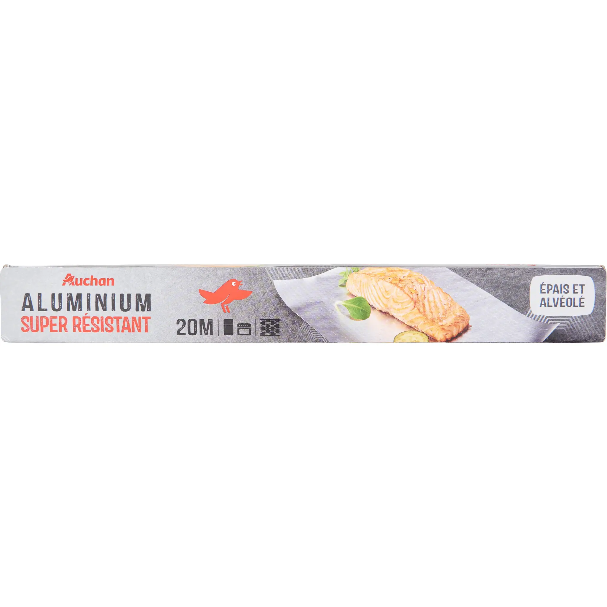 AUCHAN Papier aluminium super résistant 20m