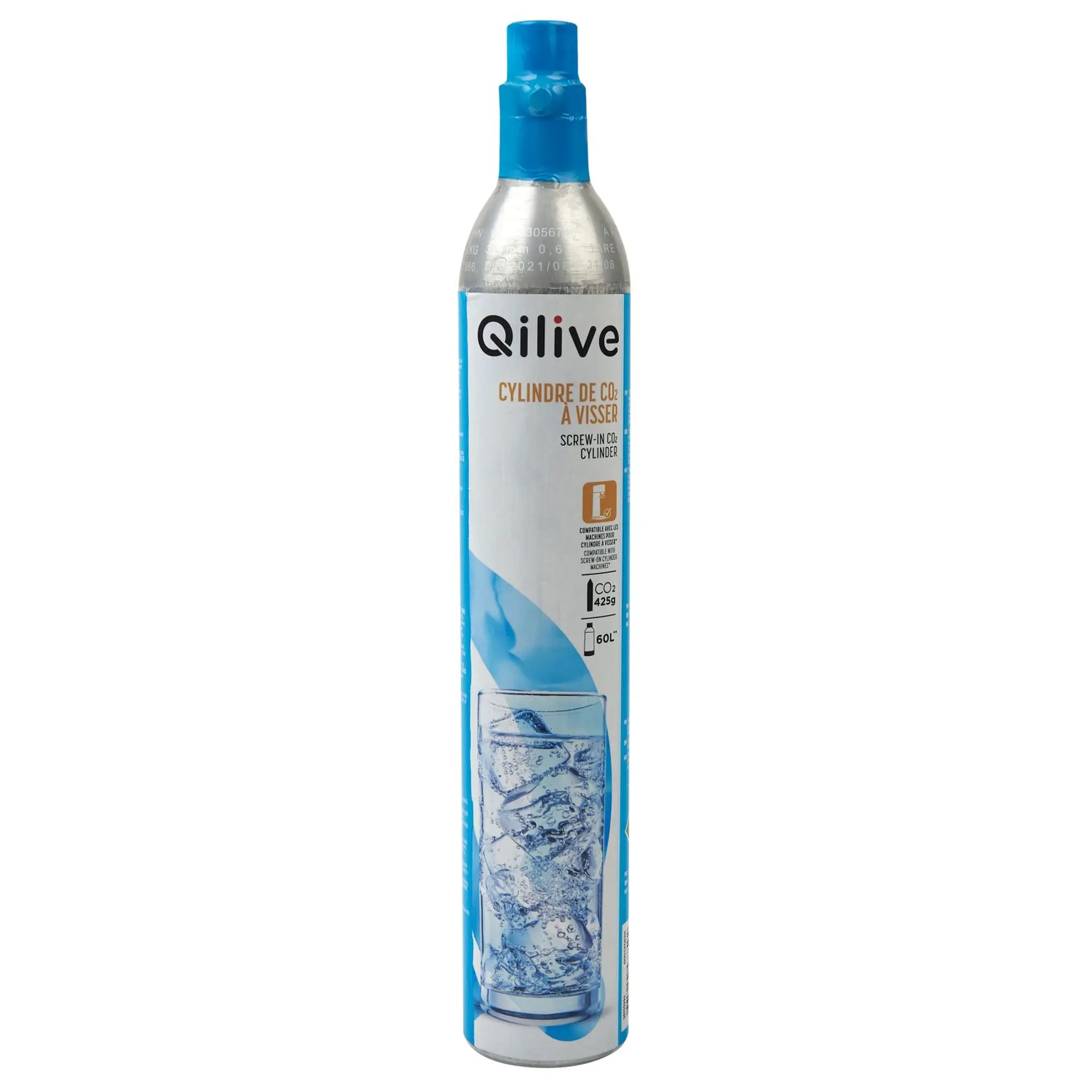 QILIVE Recharge Cylindre CO2 60 L