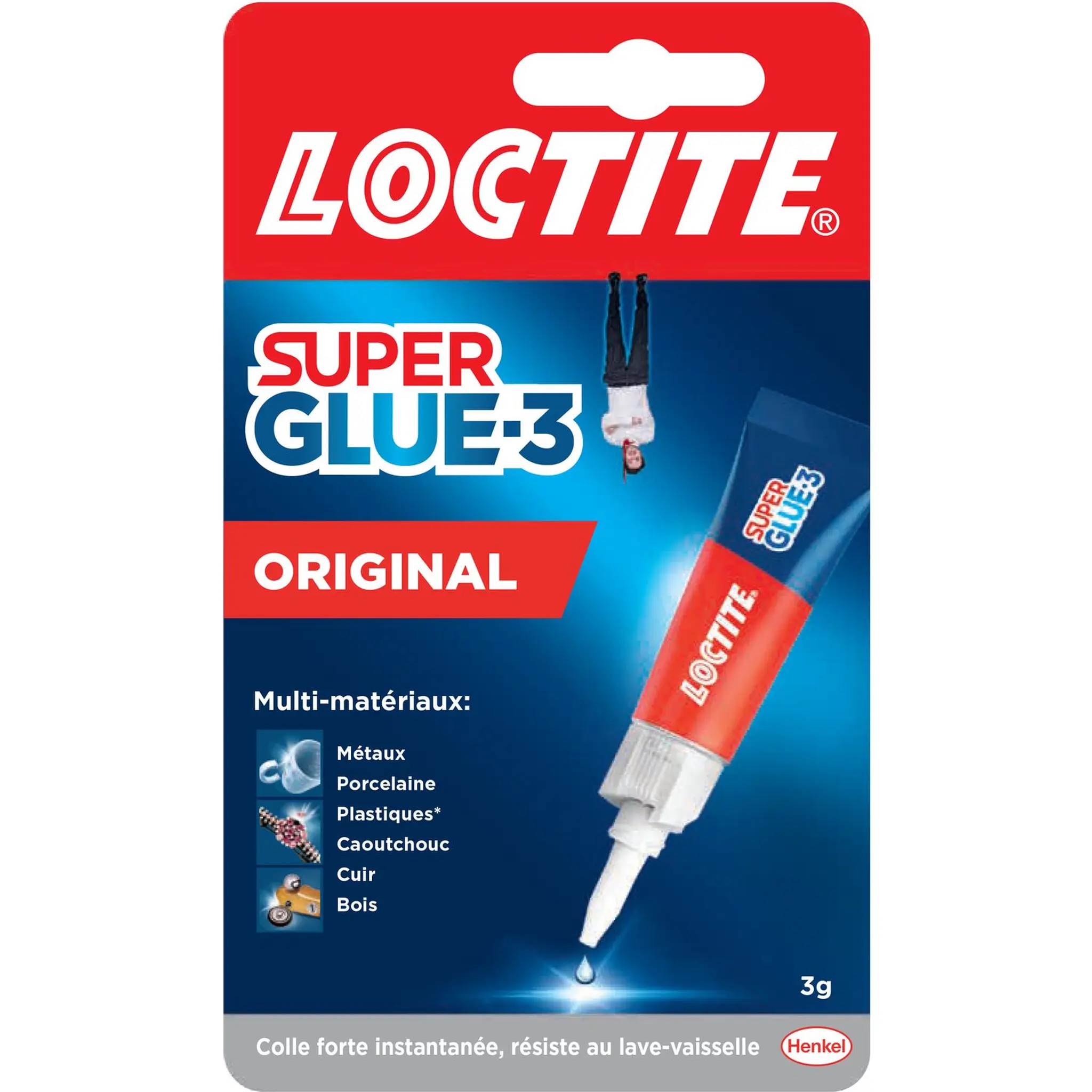 LOCTITE Colle universelle superglue liquide 3g