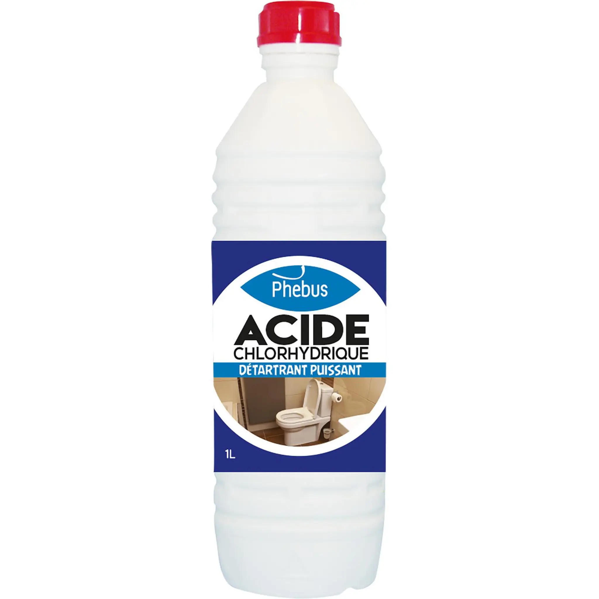PHEBUS Acide chlorhydrique pour détartrer 1L