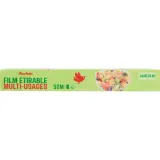 AUCHAN Film alimentaire étirable et adhérent 50m