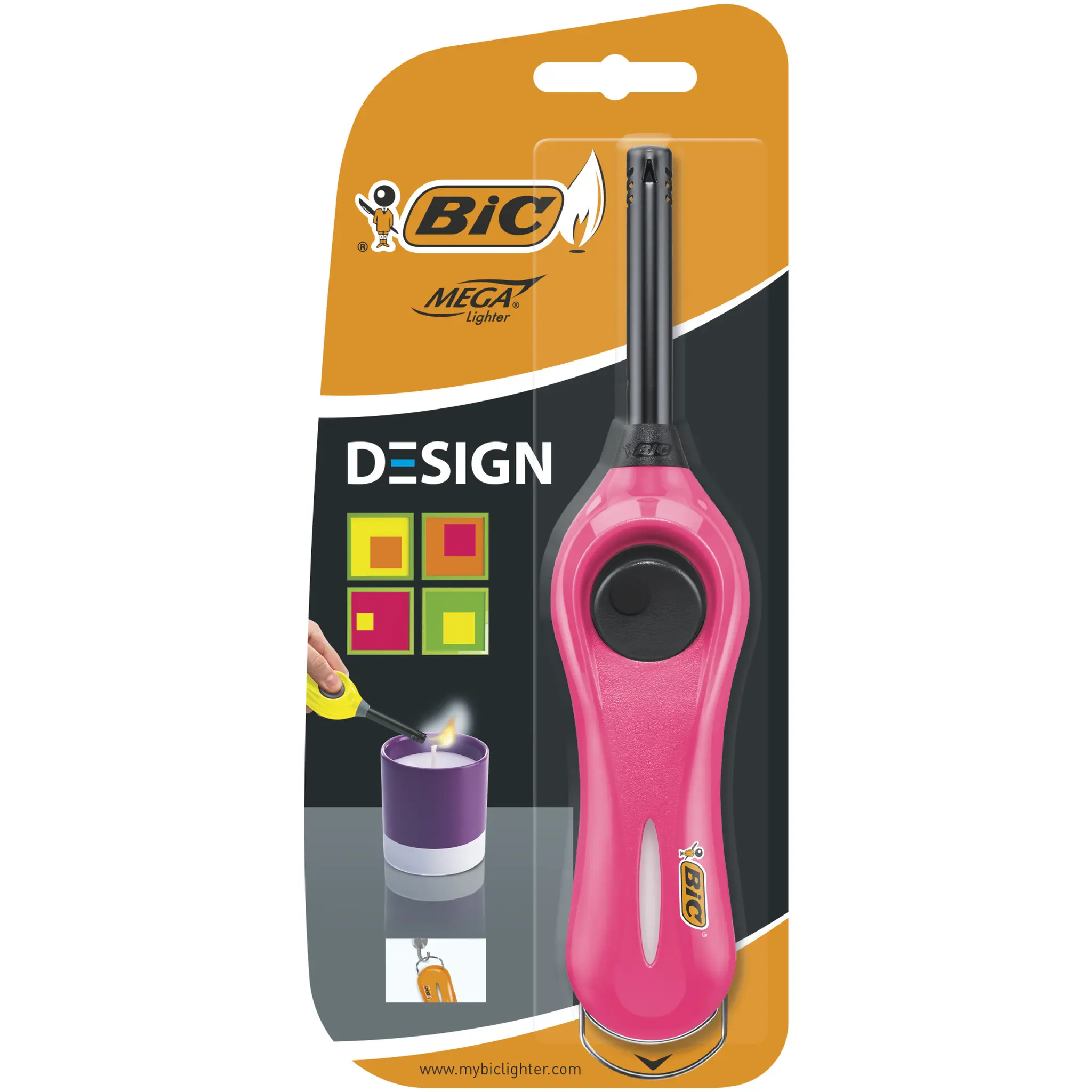 BIC Briquet utilitaire multi-usages couleurs fluo assorties