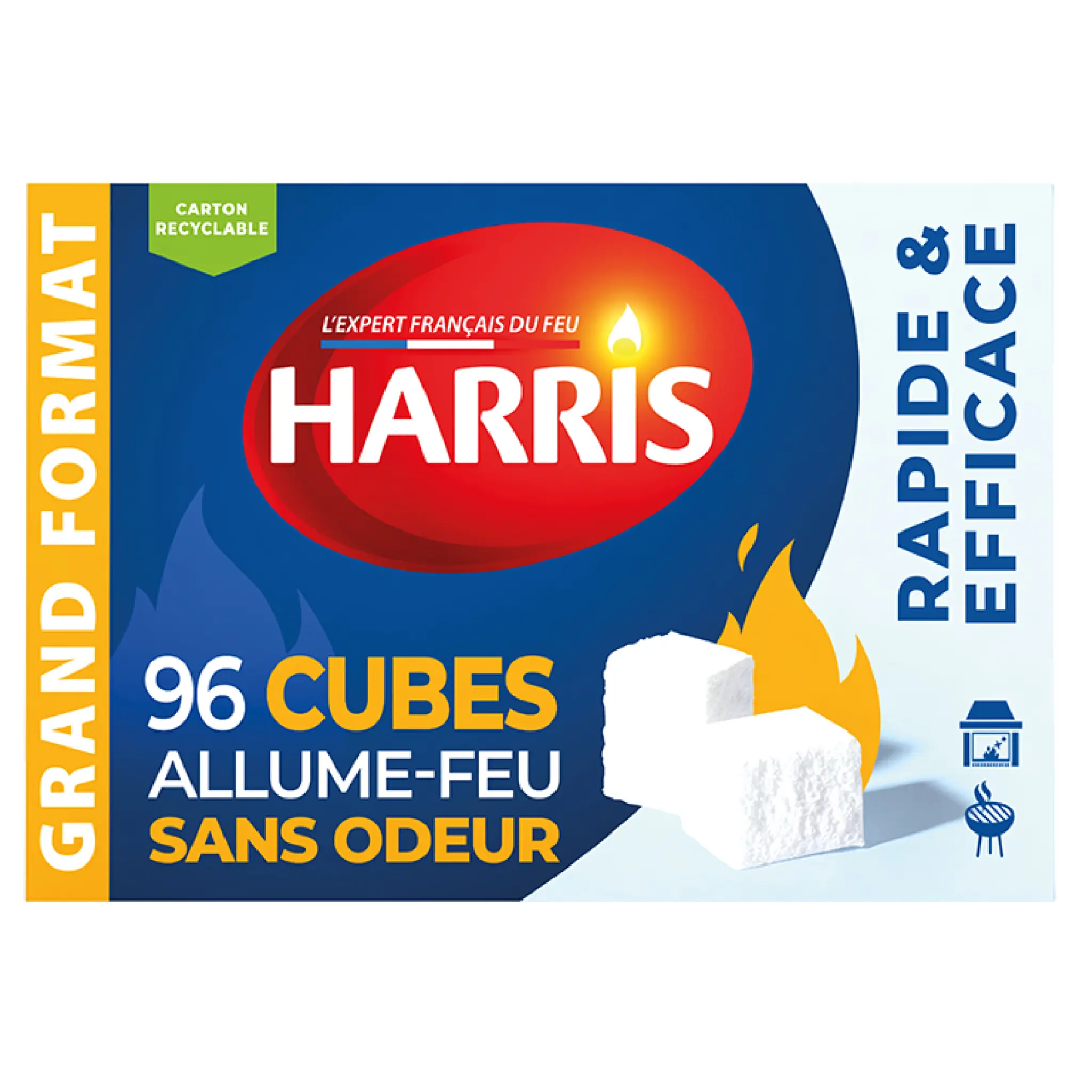 HARRIS Allume-feux cubes sans odeur