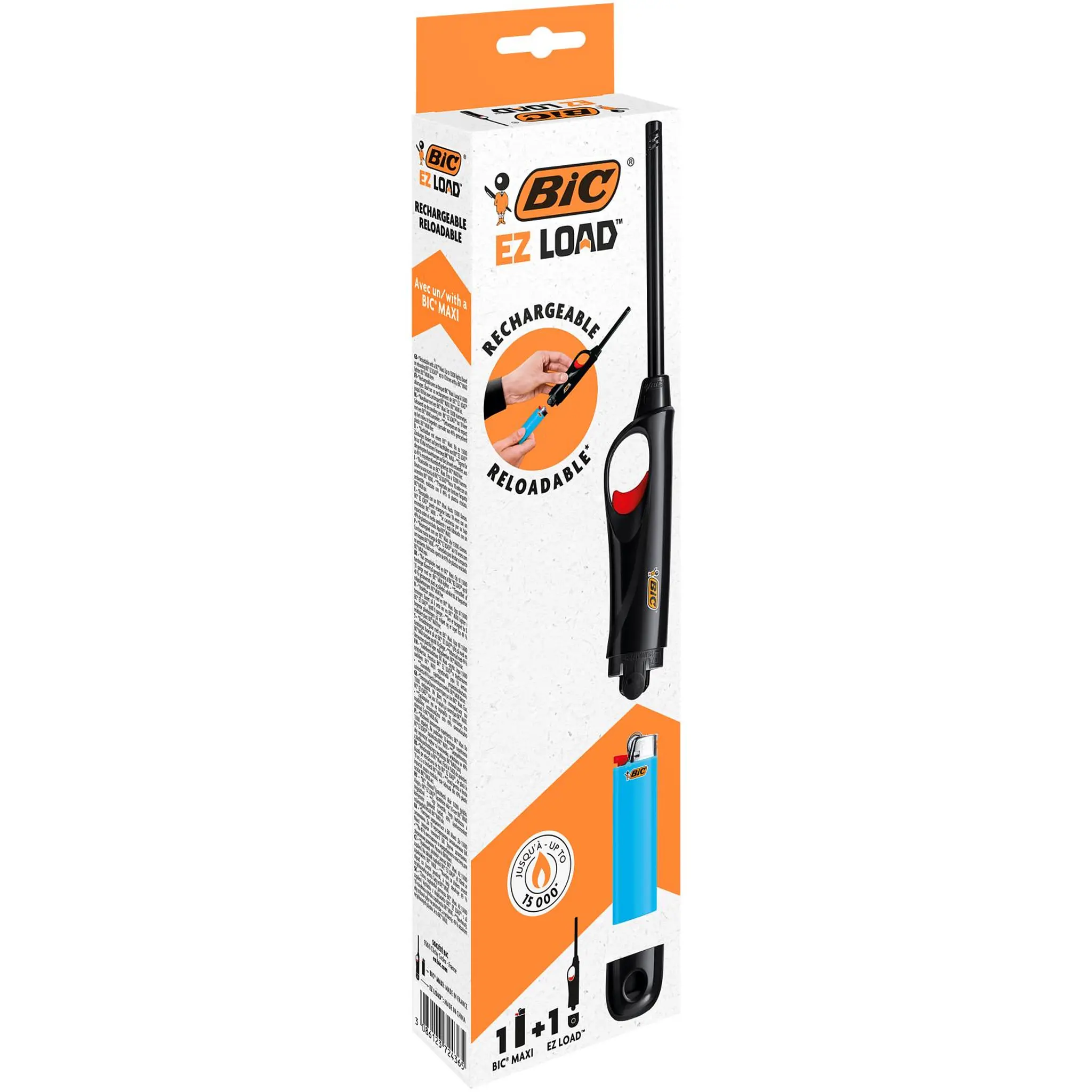 BIC Briquet multi-usage rechargeable avec recharge