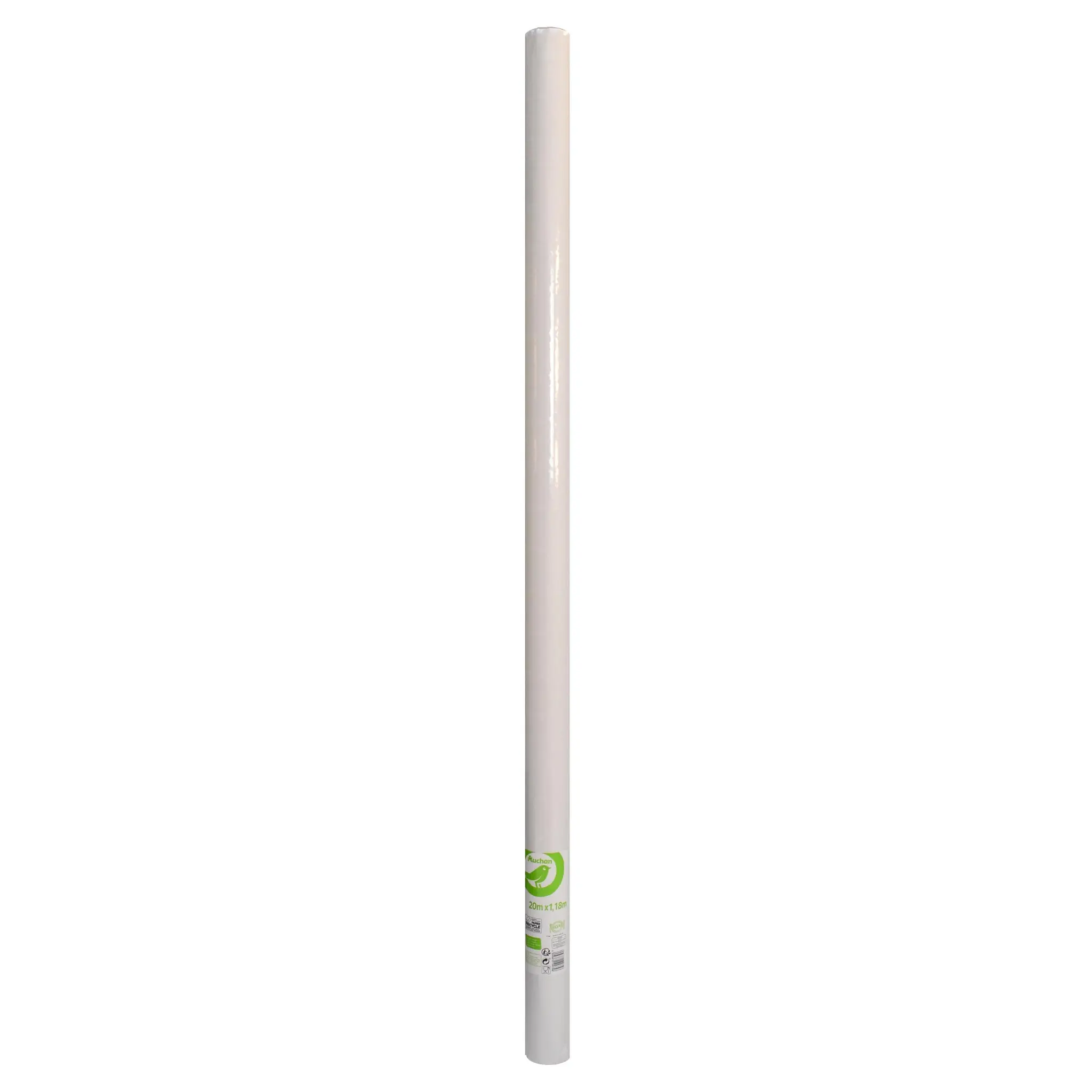 POUCE Nappe en papier 20 x 1.18 m - Blanc