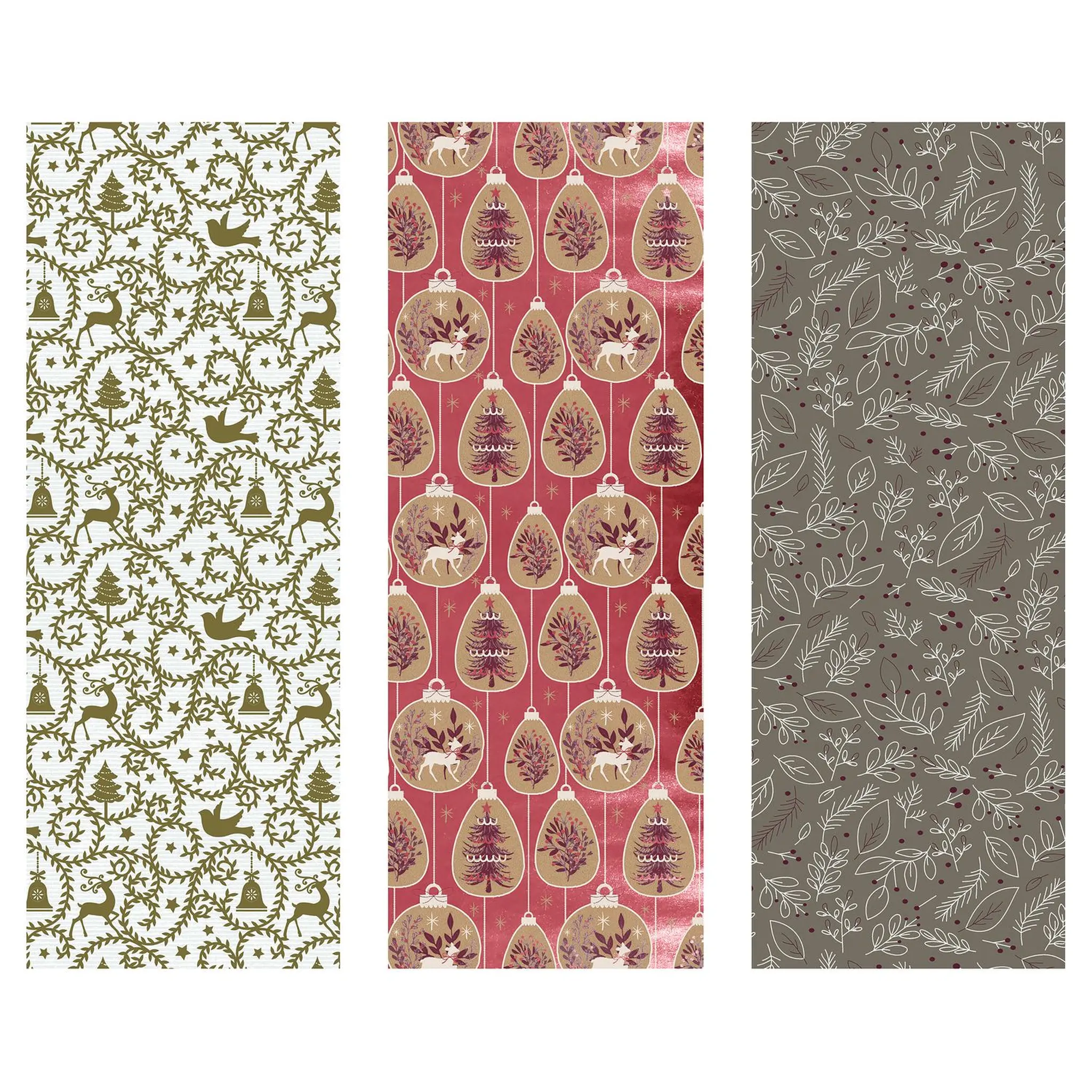 AUCHAN Papier cadeau snowy cottage claires - Motifs assortis - 2M