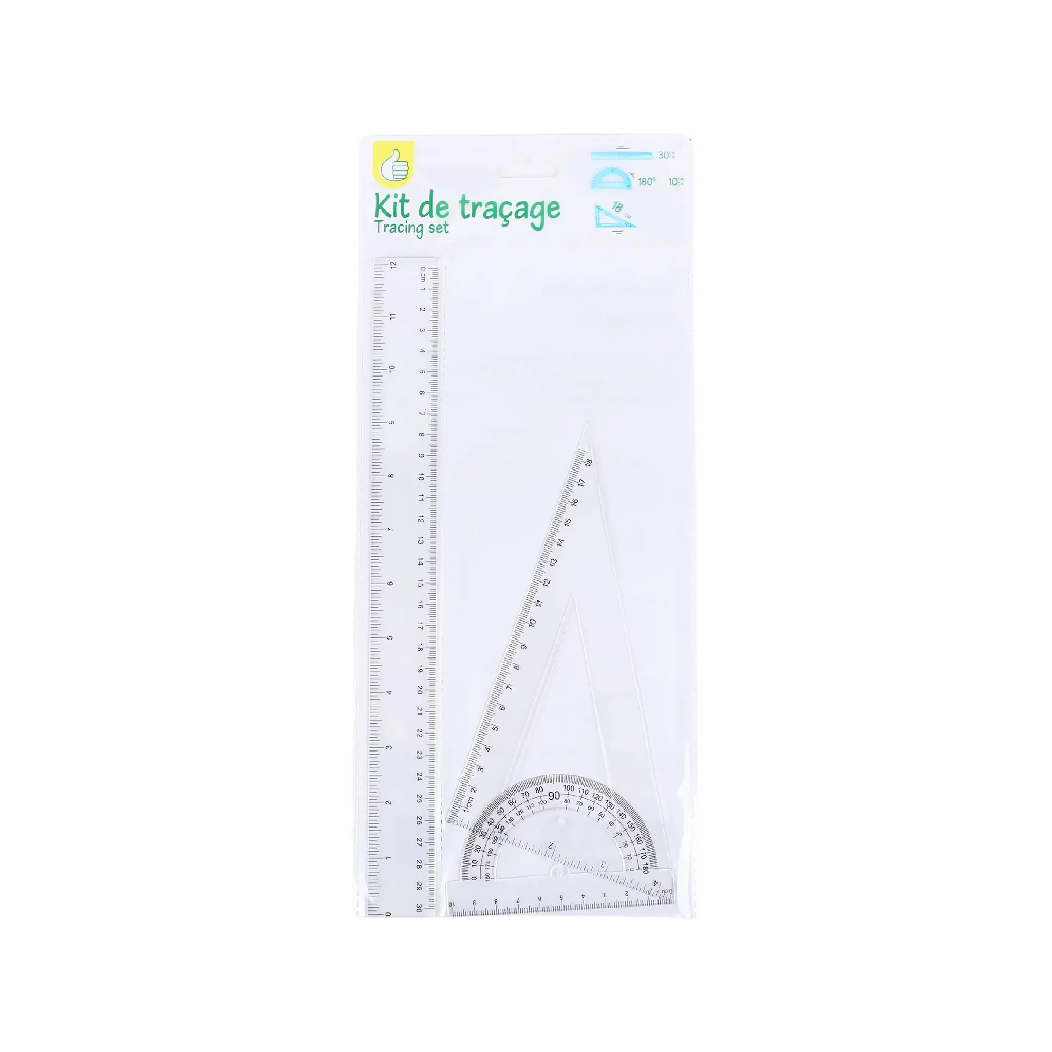 PREMIER PRIX Set de Traçage 3 pièces