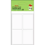 AUCHAN 32 étiquettes 36x56 mm - Blanc
