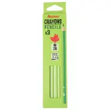 AUCHAN Lot de 3 Crayons Graphite 2B - Plastique