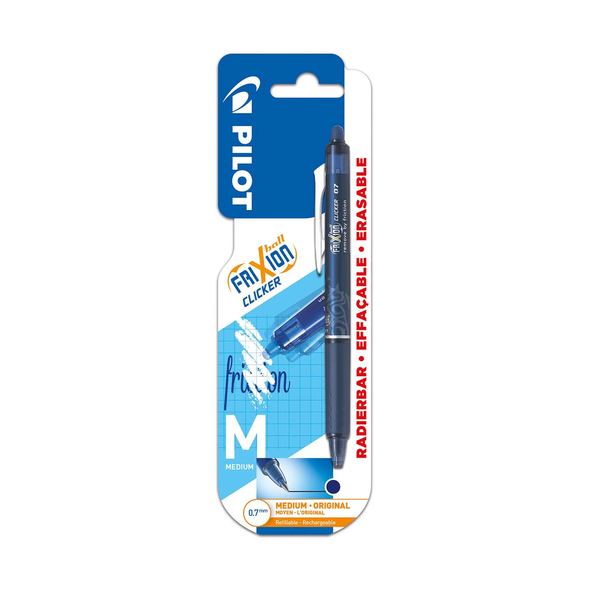PILOT Stylo clicker Frixion couleur bleu nuit