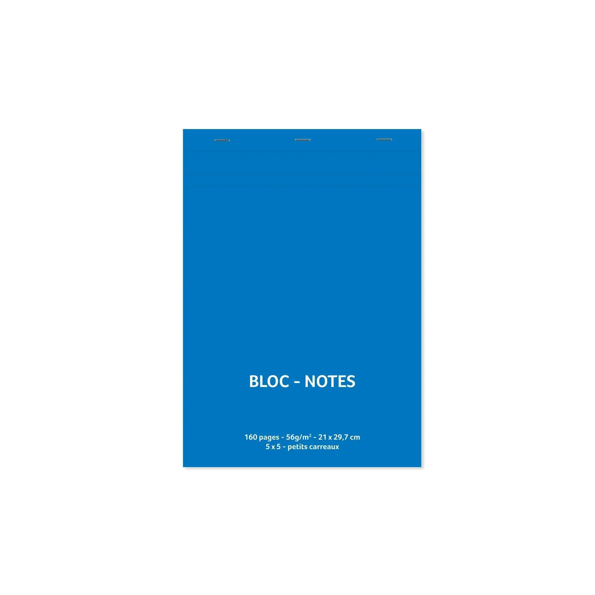 POUCE Bloc de bureau 21x29,7cm 160 pages petits carreaux 5x5