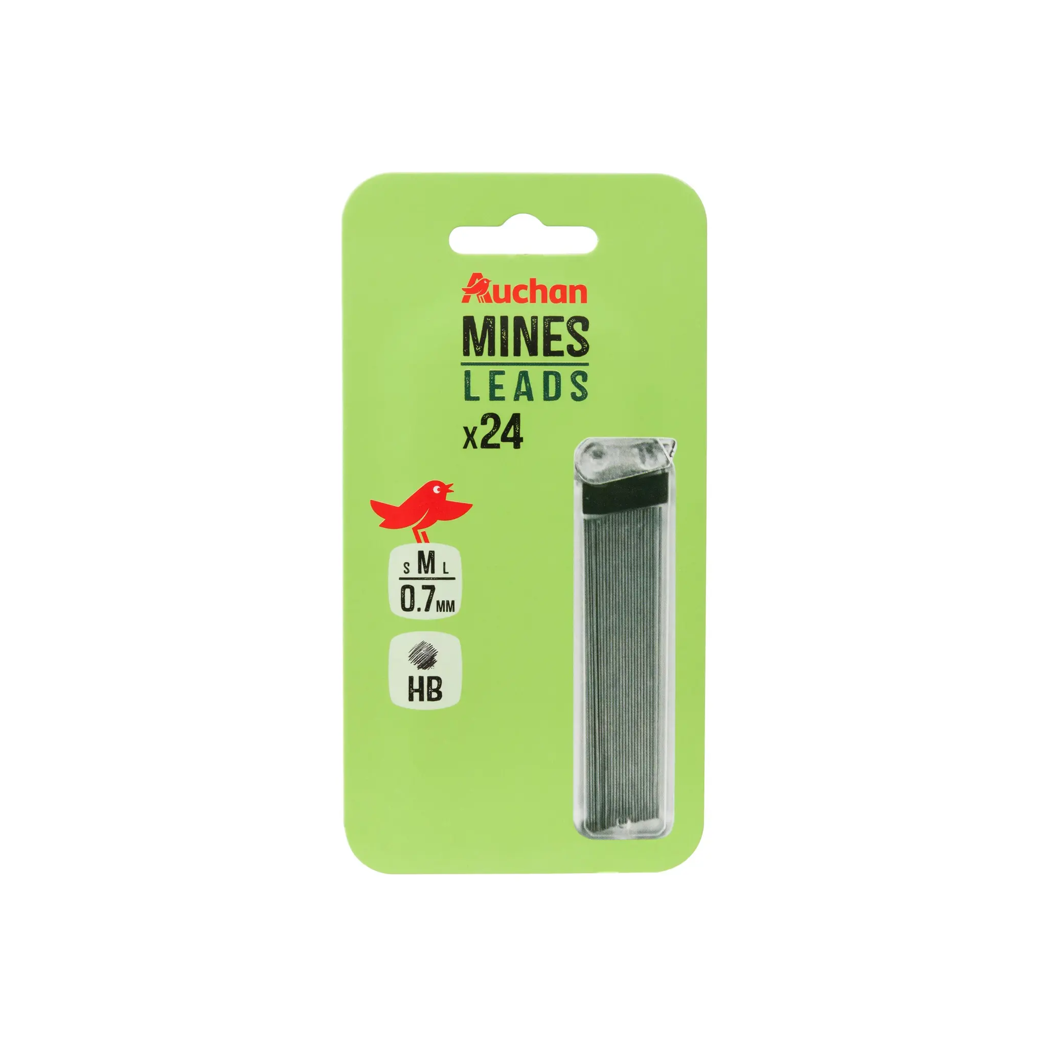 AUCHAN Recharge Mines x24 HB 0.7mm
