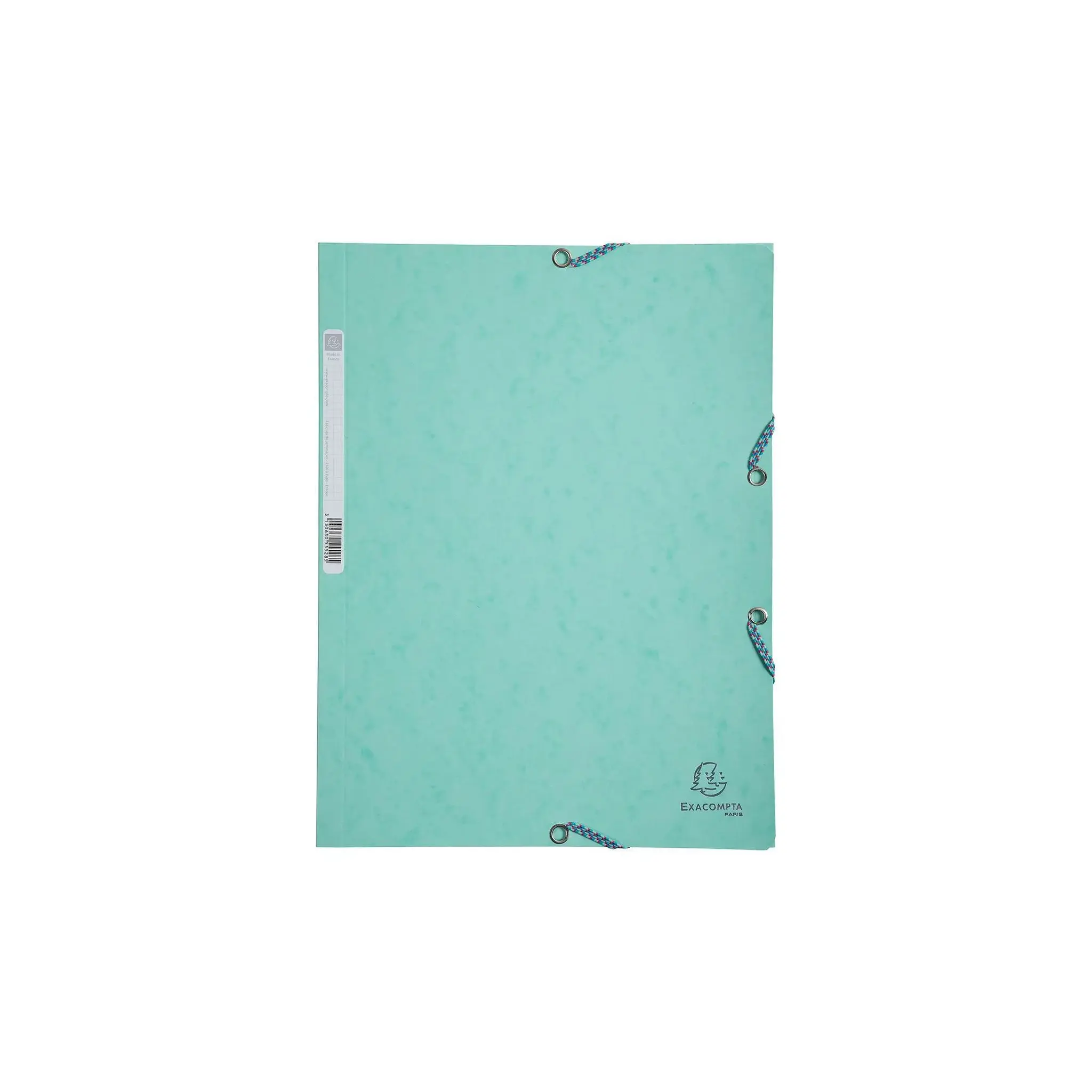 EXACOMPTA Chemise à 3 rabats en carton, vert eau