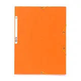 EXACOMPTA Chemise à élastiques 3 rabats Lustrée - 24 x 32 cm - en carton