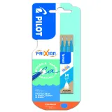 PILOT Etui de 3 recharges Frixion Ball couleur bleu ciel